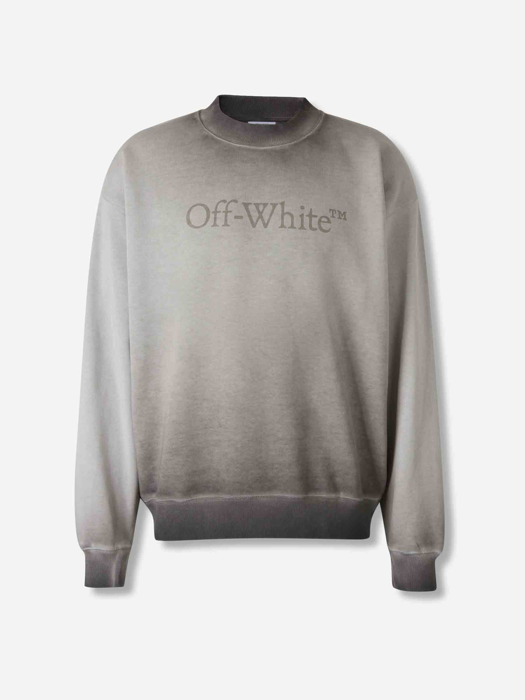 Crew Neck Sweatshirt Off-white – Гарантія оригінальності – боковий вид