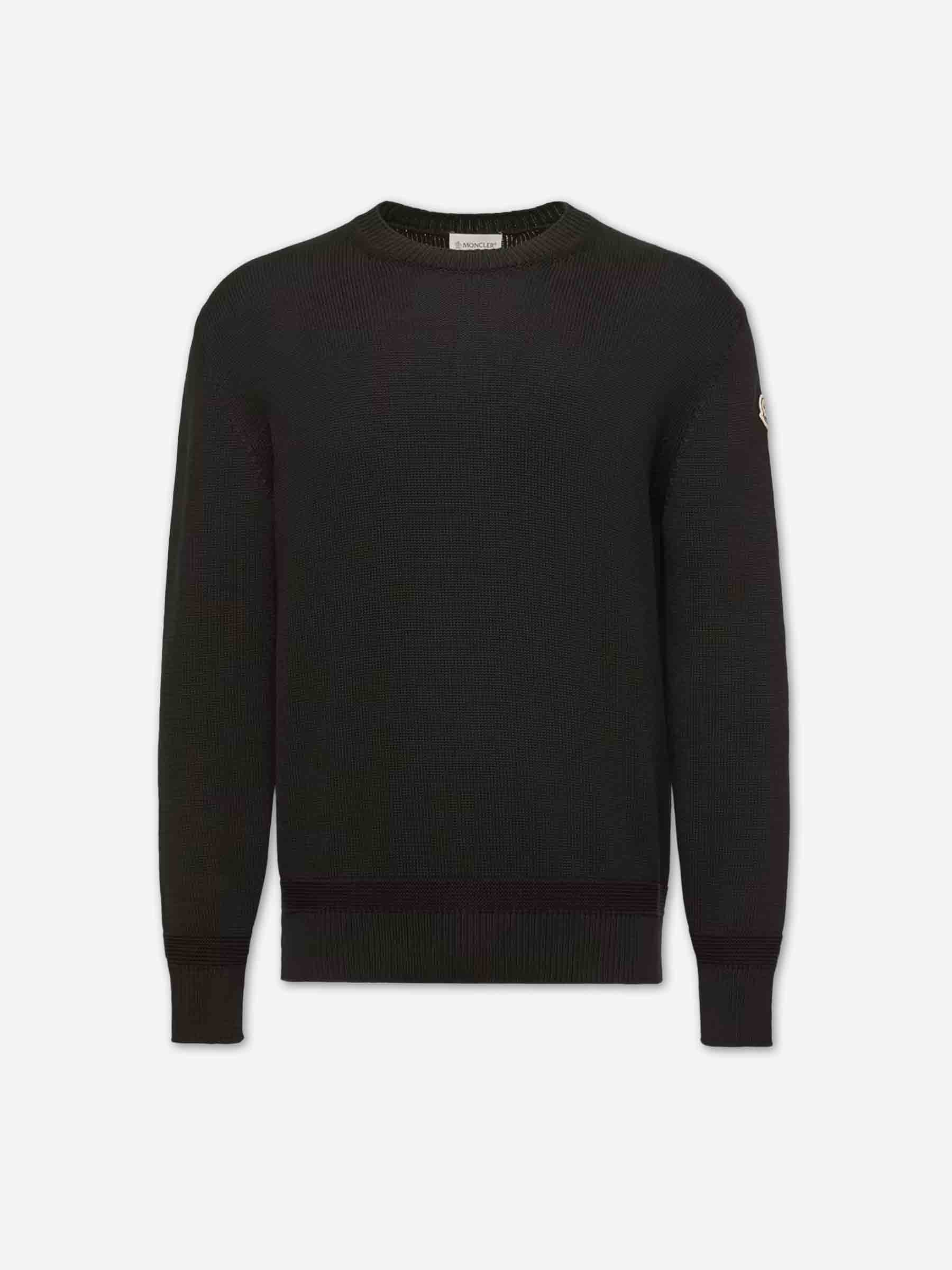 Оригінальна Cotton Knit Jersey Moncler – боковий вид