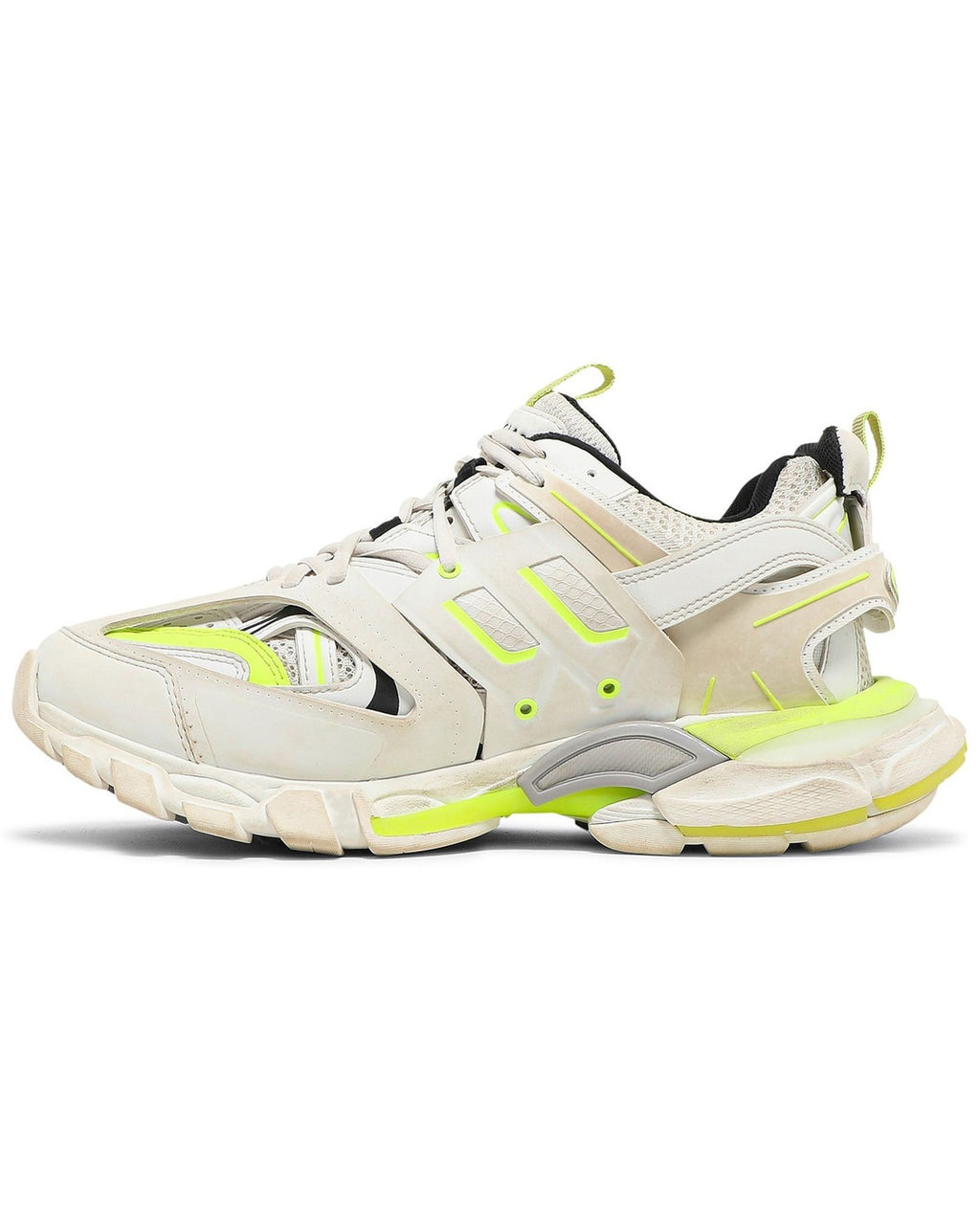 Track Sneaker 'White Fluo Yellow' Balenciaga оригінал – Купити в Україні – вид ззаду
