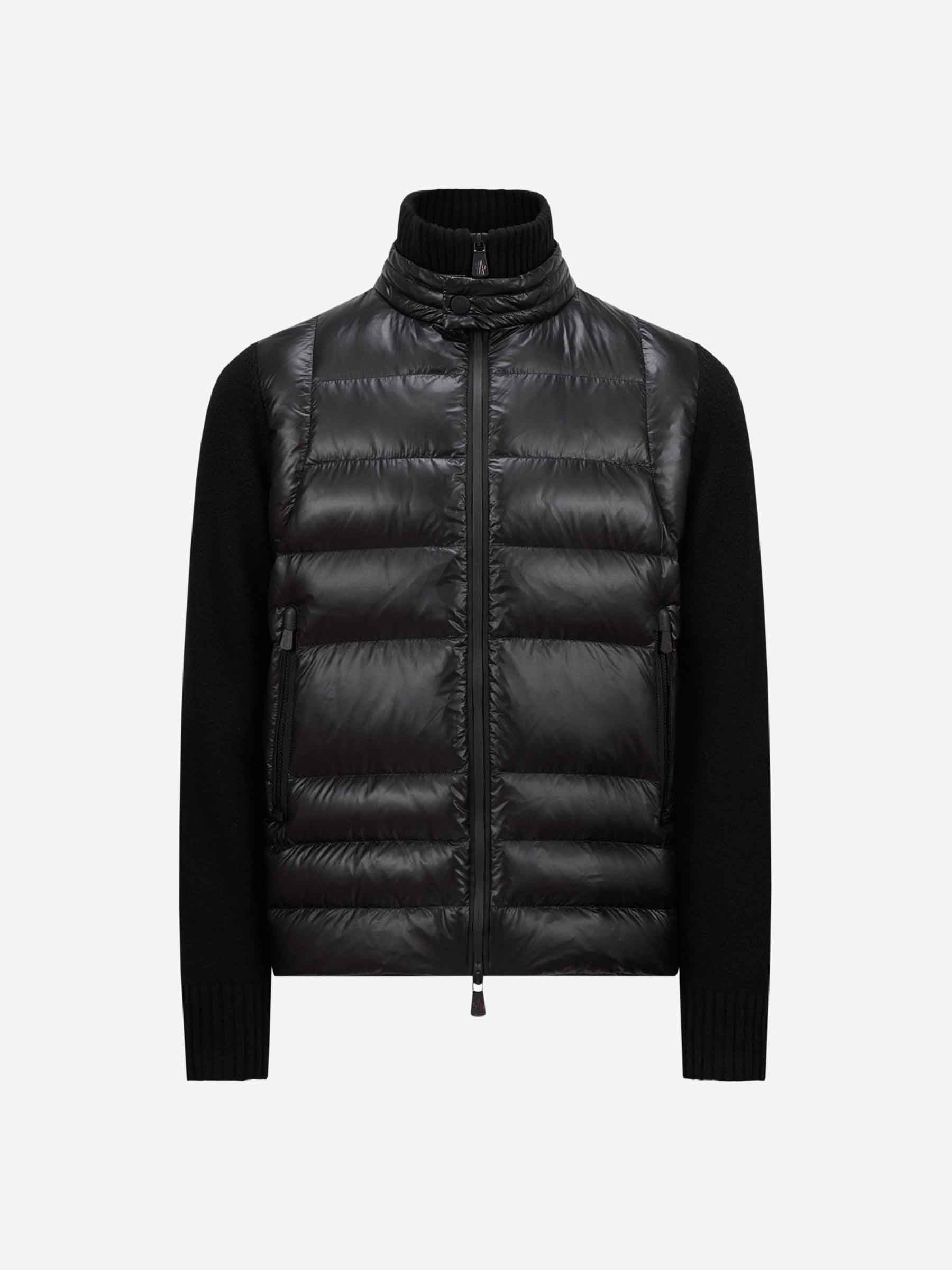 Wool Quilted Cardigan Moncler оригінал – Купити в Україні – боковий вид - MONCLER