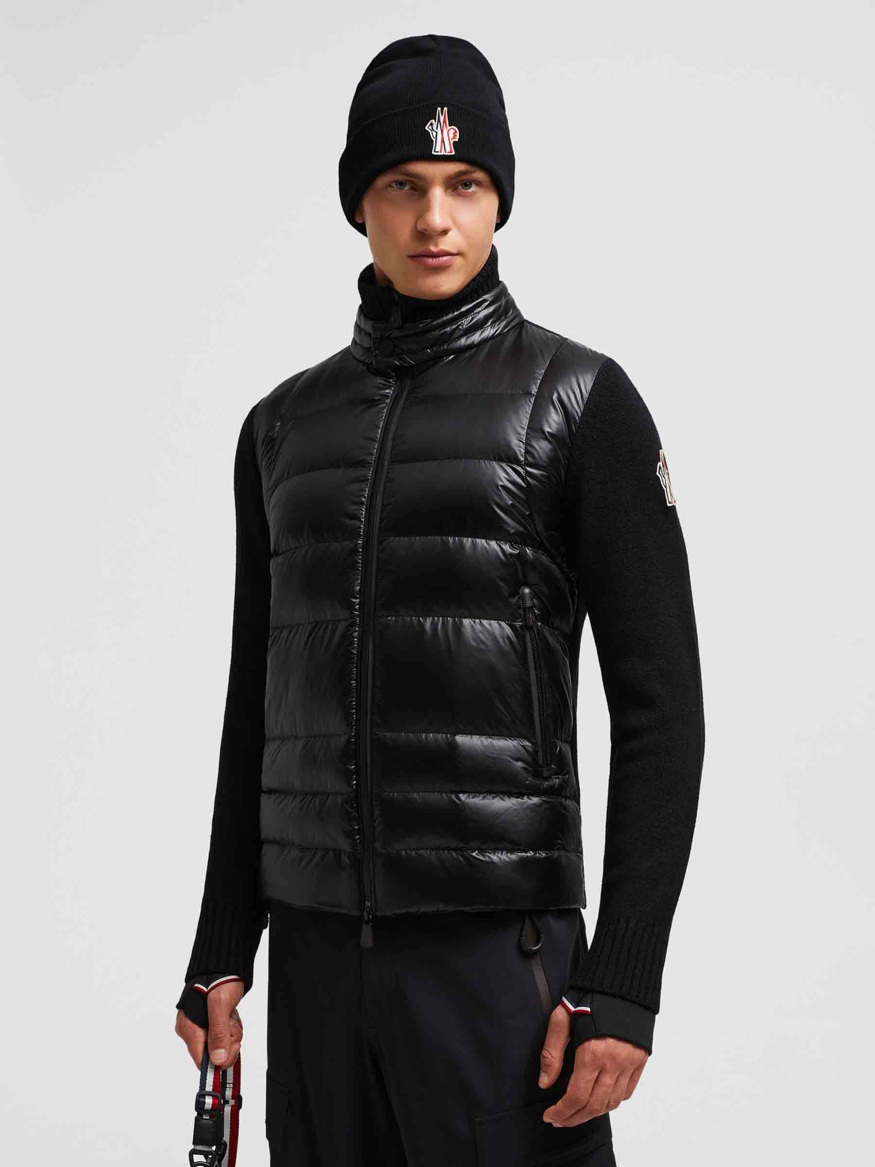 Wool Quilted Cardigan Moncler оригінал – Купити в Україні – вид ззаду - MONCLER
