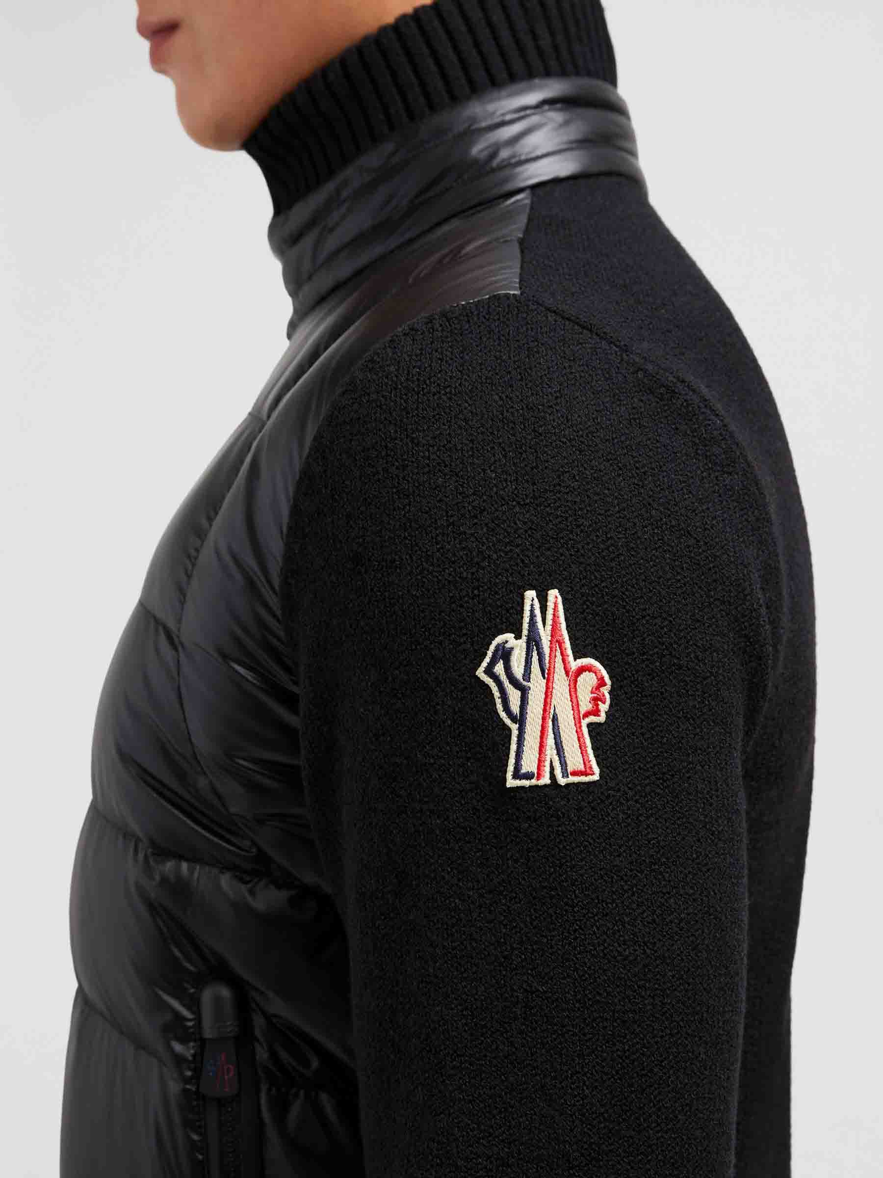 Wool Quilted Cardigan Moncler оригінал – Купити в Україні – збільшений вид - MONCLER