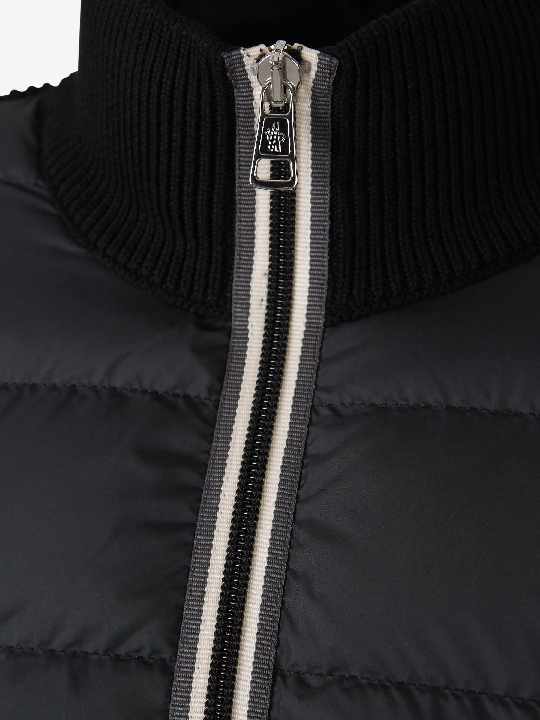 Cotton Quilted Cardigan Moncler – Гарантія оригінальності – збільшений вид - MONCLER