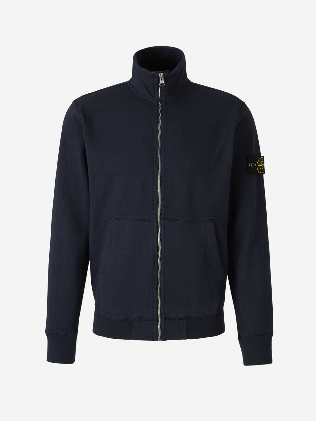 Cotton Zip Sweatshirt Stone island – Гарантія оригінальності – боковий вид