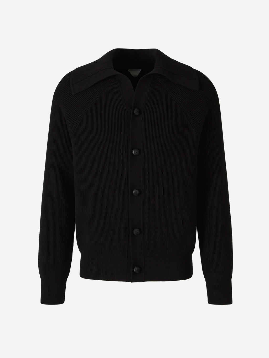 Cotton Ribbed Cardigan Bottega veneta оригінал – Купити в Україні – боковий вид