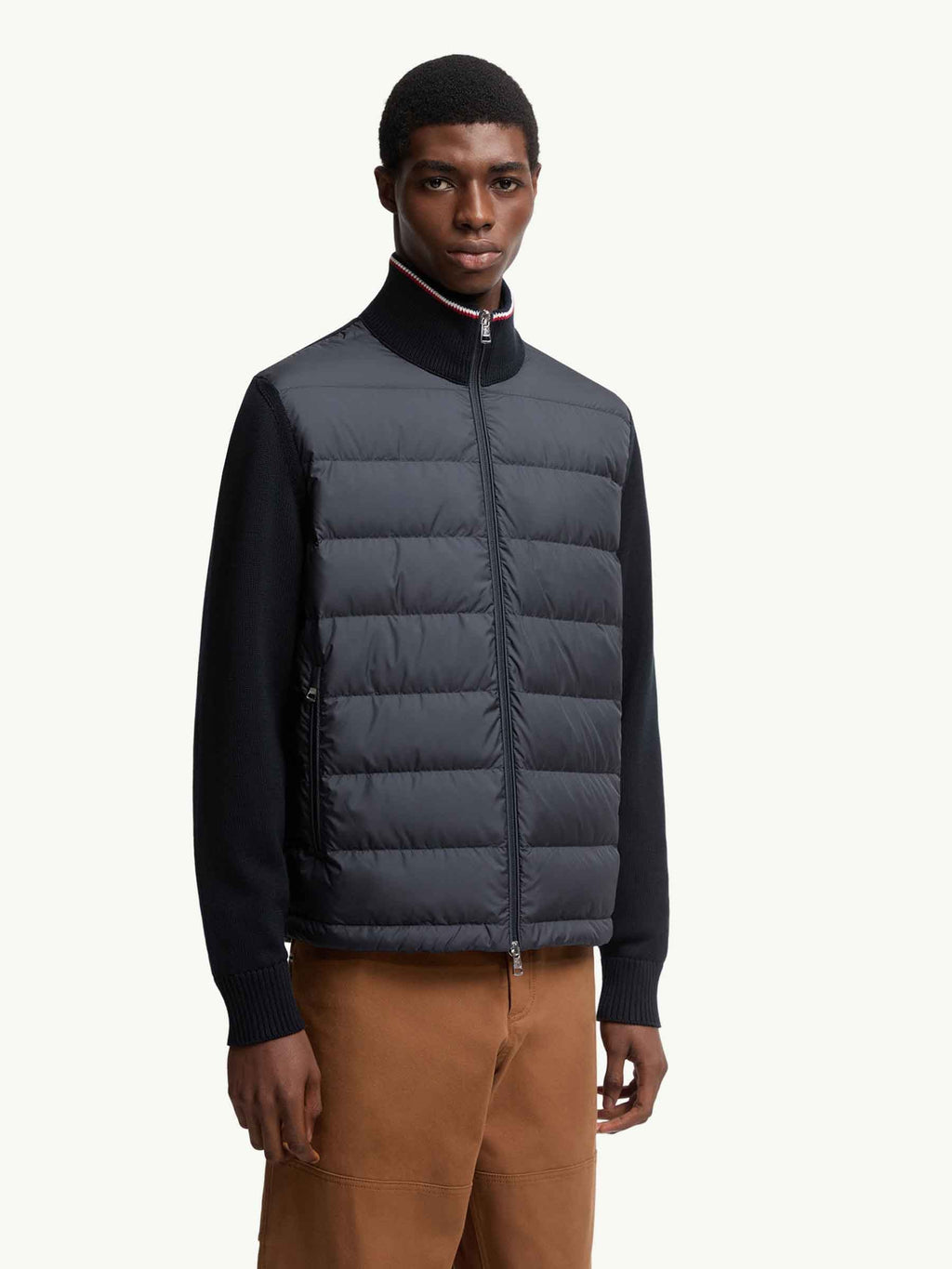 High-Neck Cardigan Moncler – Гарантія оригінальності – вид ззаду
