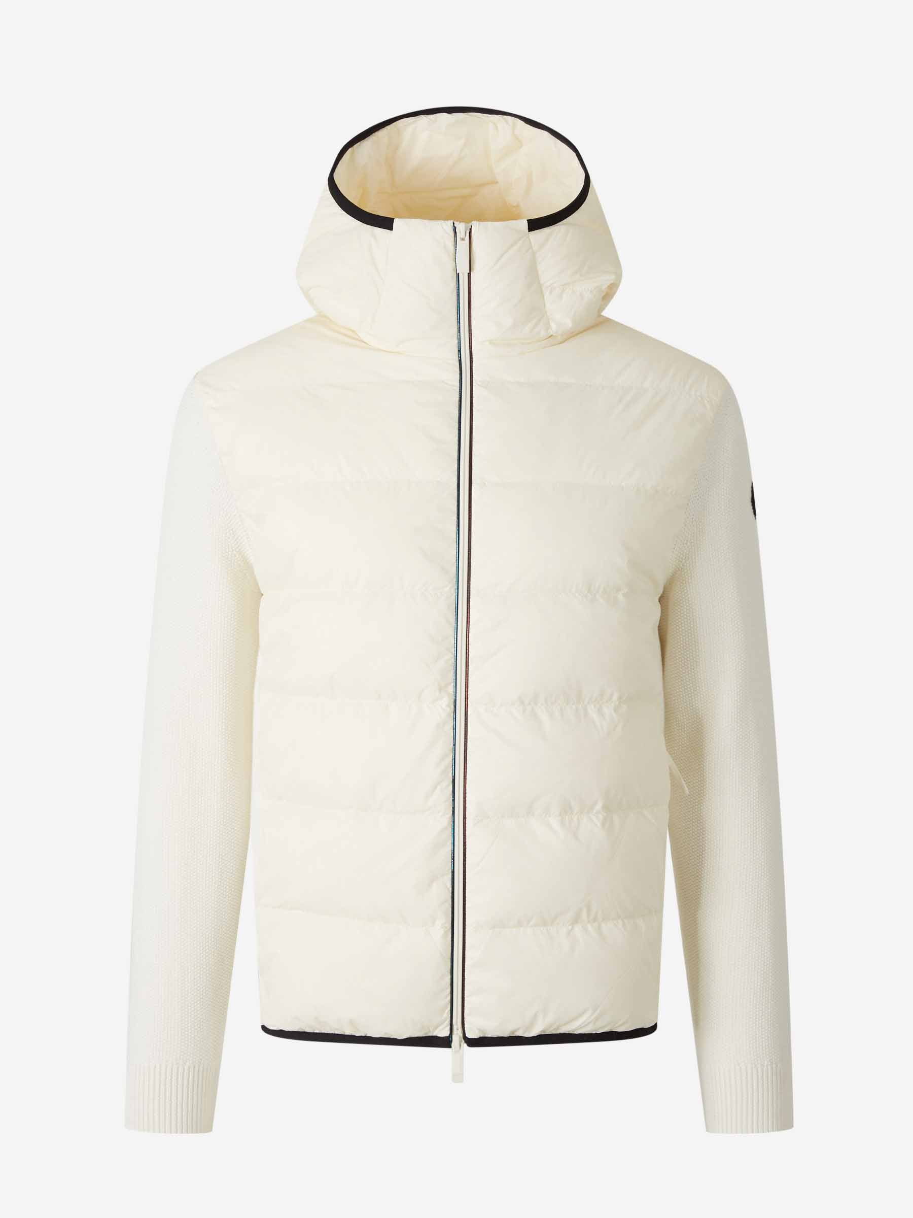 Оригінальна Padded Knit Cardigan Moncler – боковий вид - MONCLER