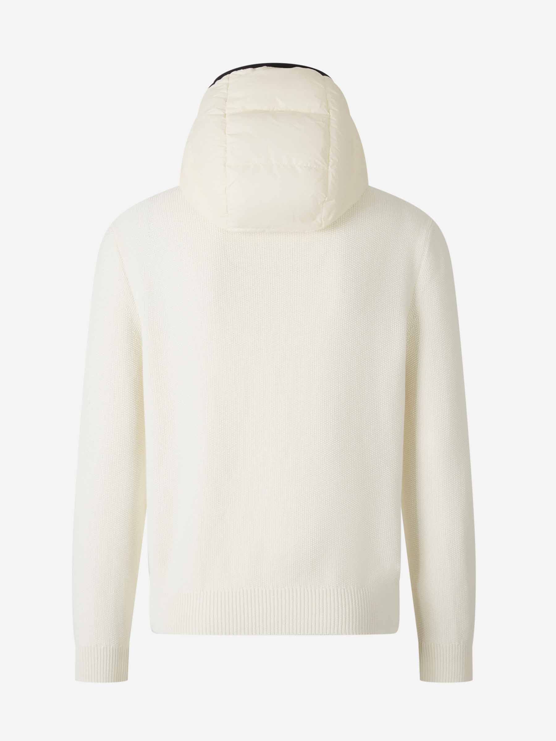 Оригінальна Padded Knit Cardigan Moncler – детальний вид - MONCLER