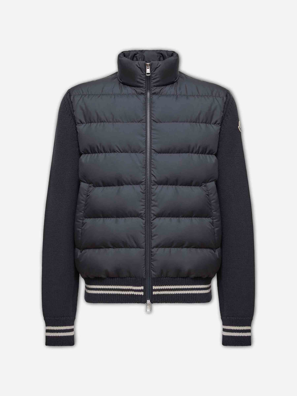 High Neck Cardigan Moncler – Гарантія оригінальності – боковий вид