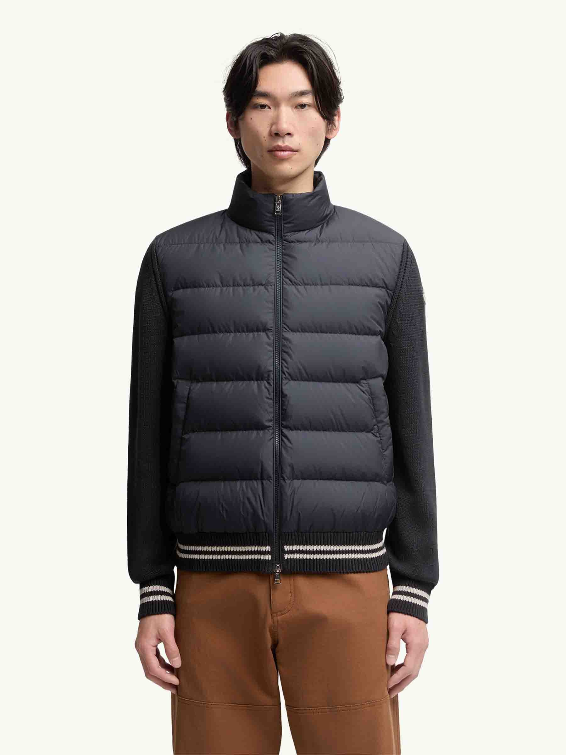 High Neck Cardigan Moncler – Гарантія оригінальності – вид ззаду