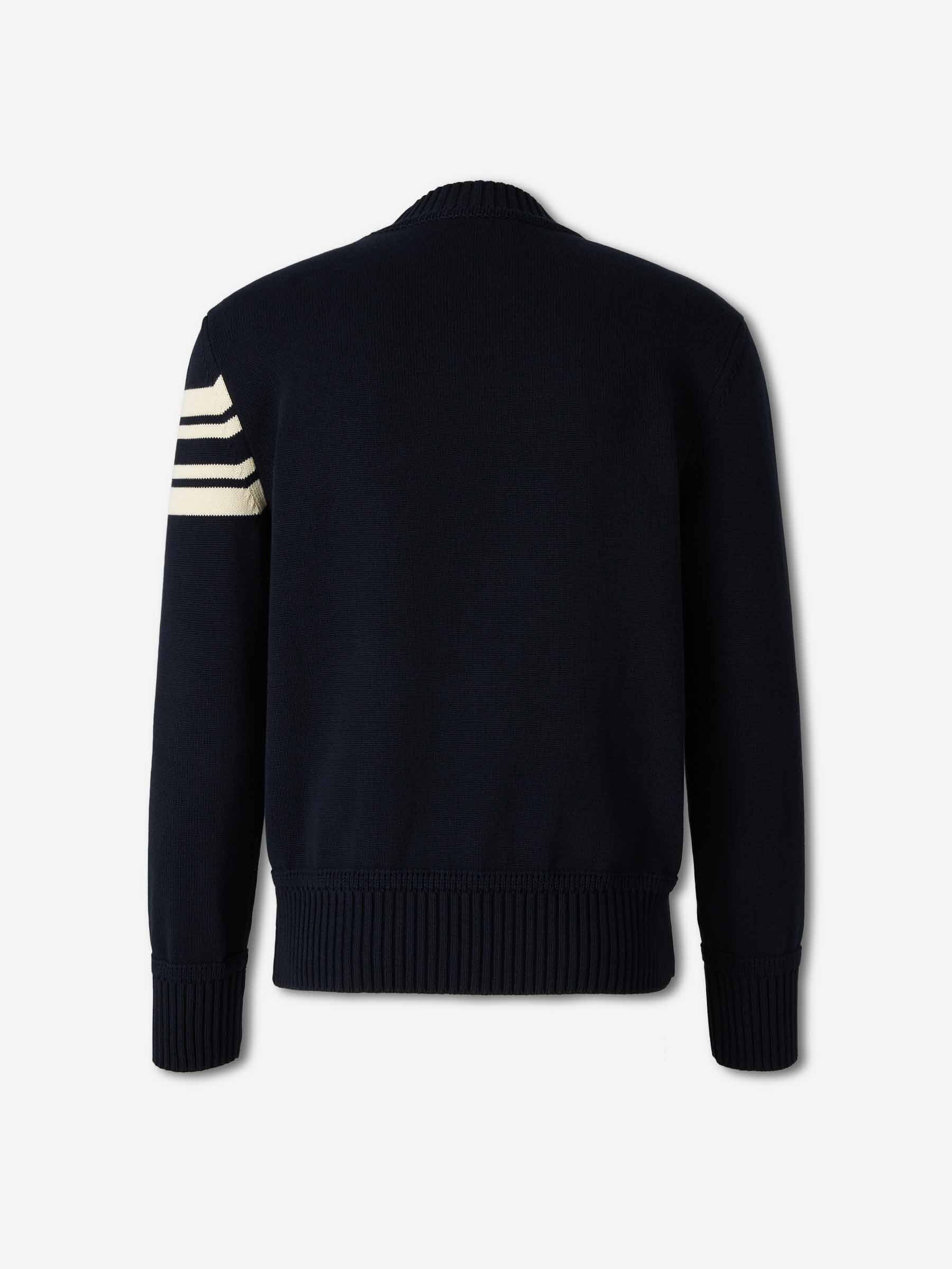 Tricot Logo Sweater Moncler оригінал – Купити в Україні – вид ззаду