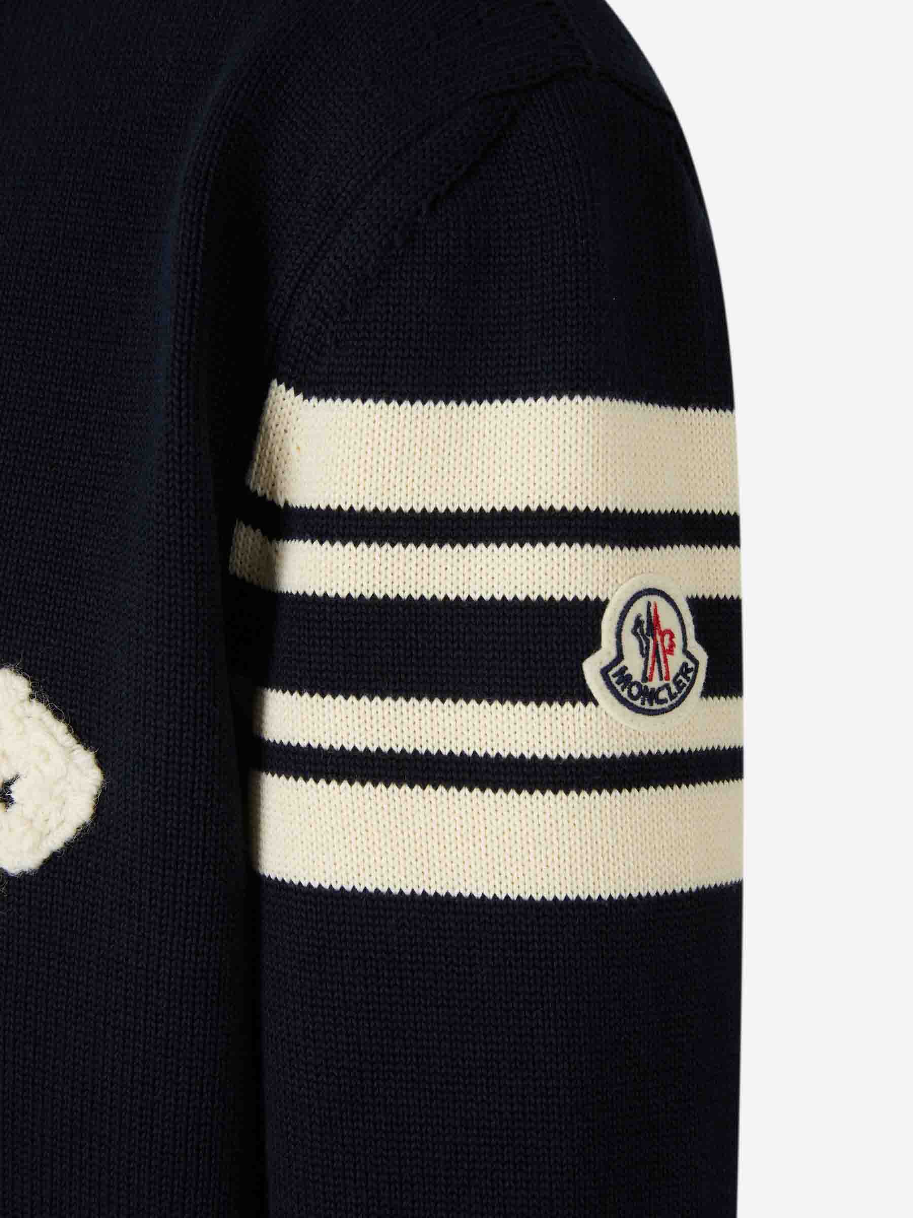 Tricot Logo Sweater Moncler оригінал – Купити в Україні – збільшений вид