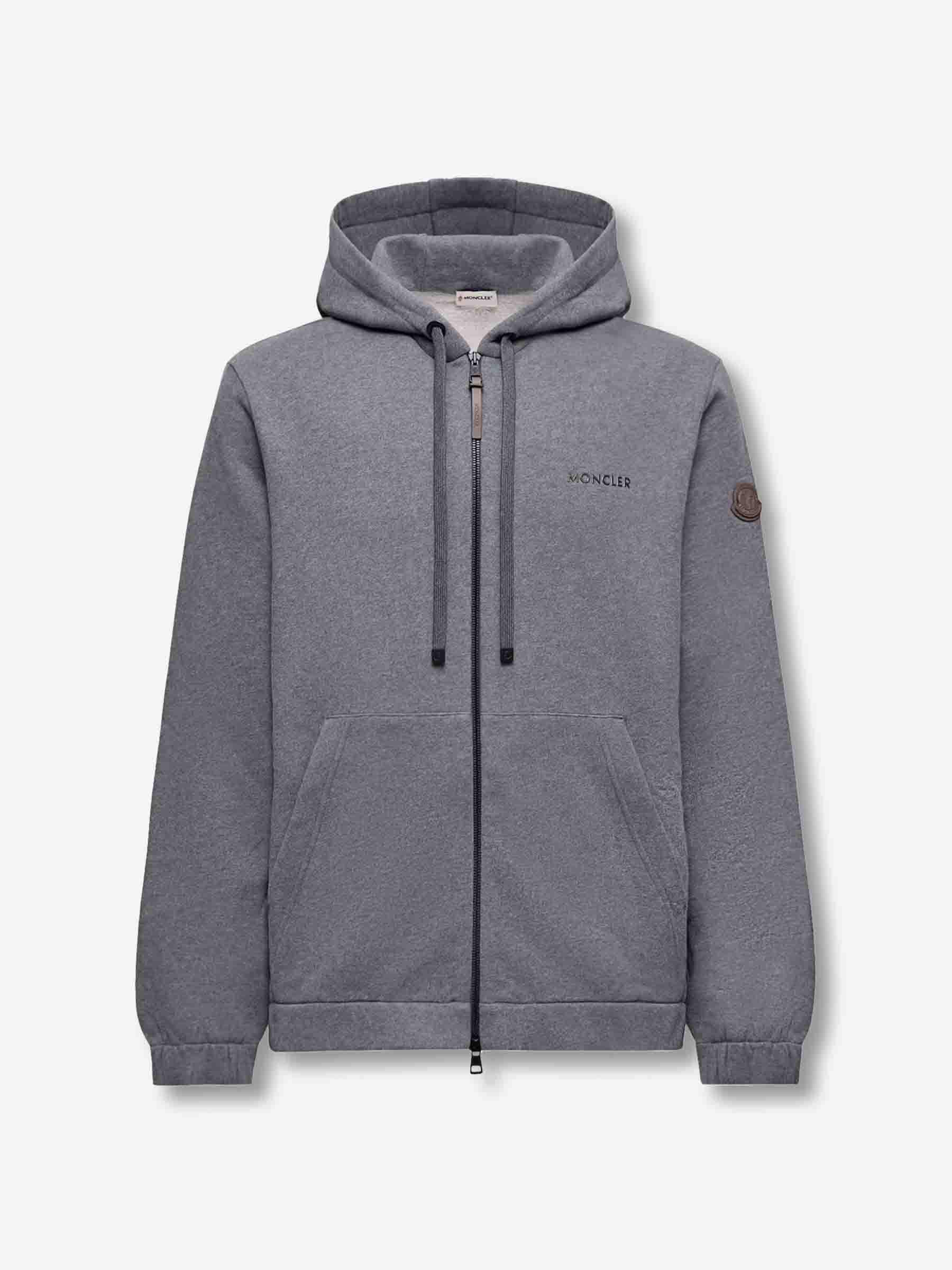 Hooded Zip Sweatshirt Moncler оригінал – Купити в Україні – боковий вид