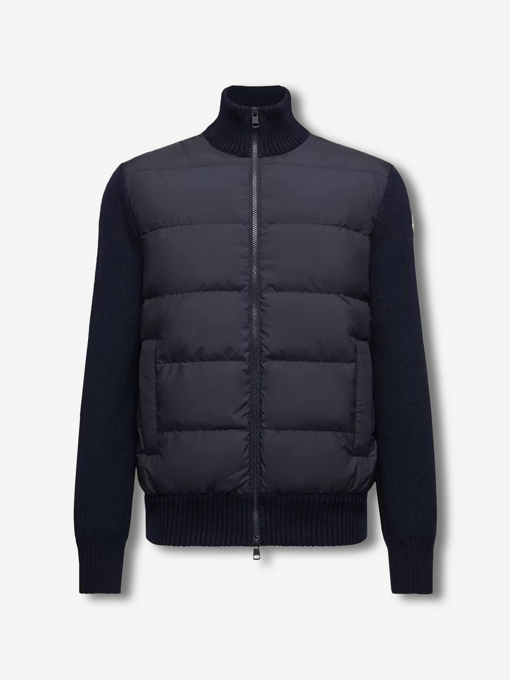 Оригінальна Quilted Zipper Cardigan Moncler – боковий вид
