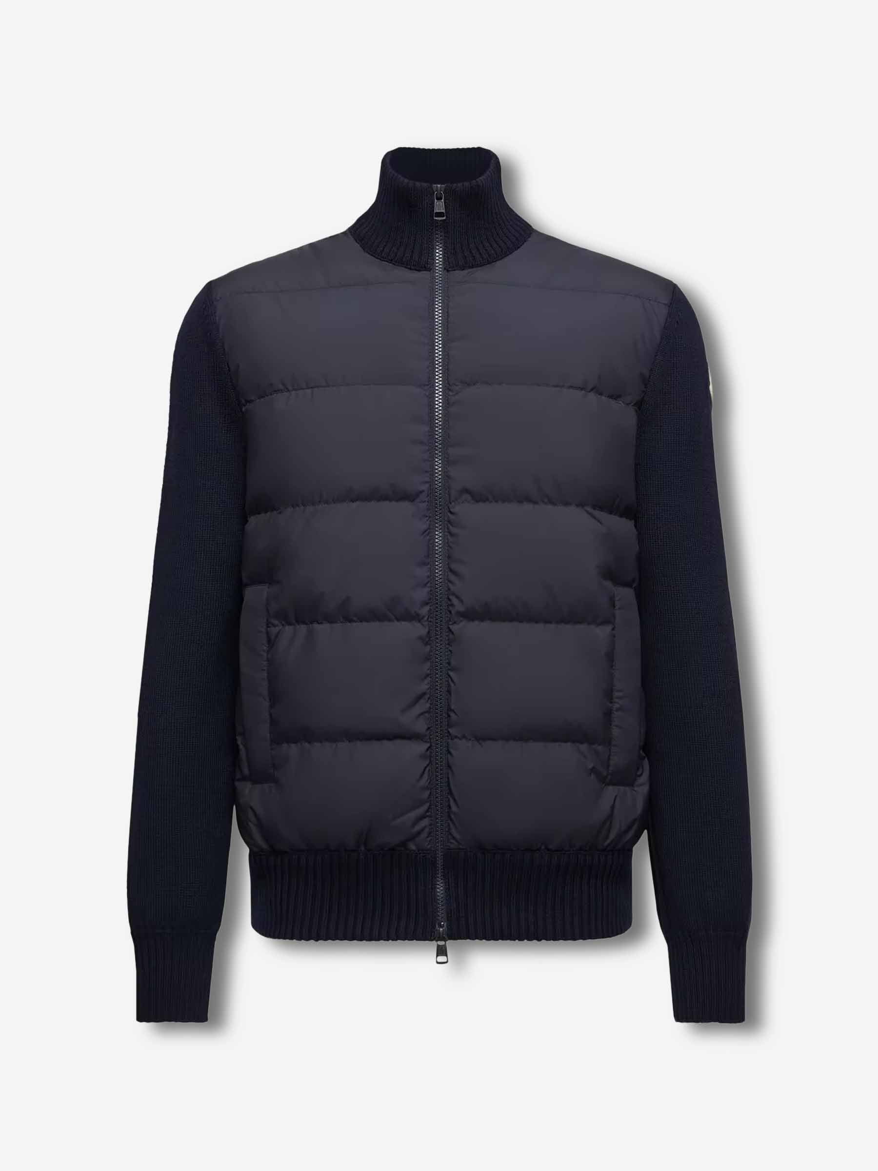 Оригінальна Quilted Zipper Cardigan Moncler – боковий вид