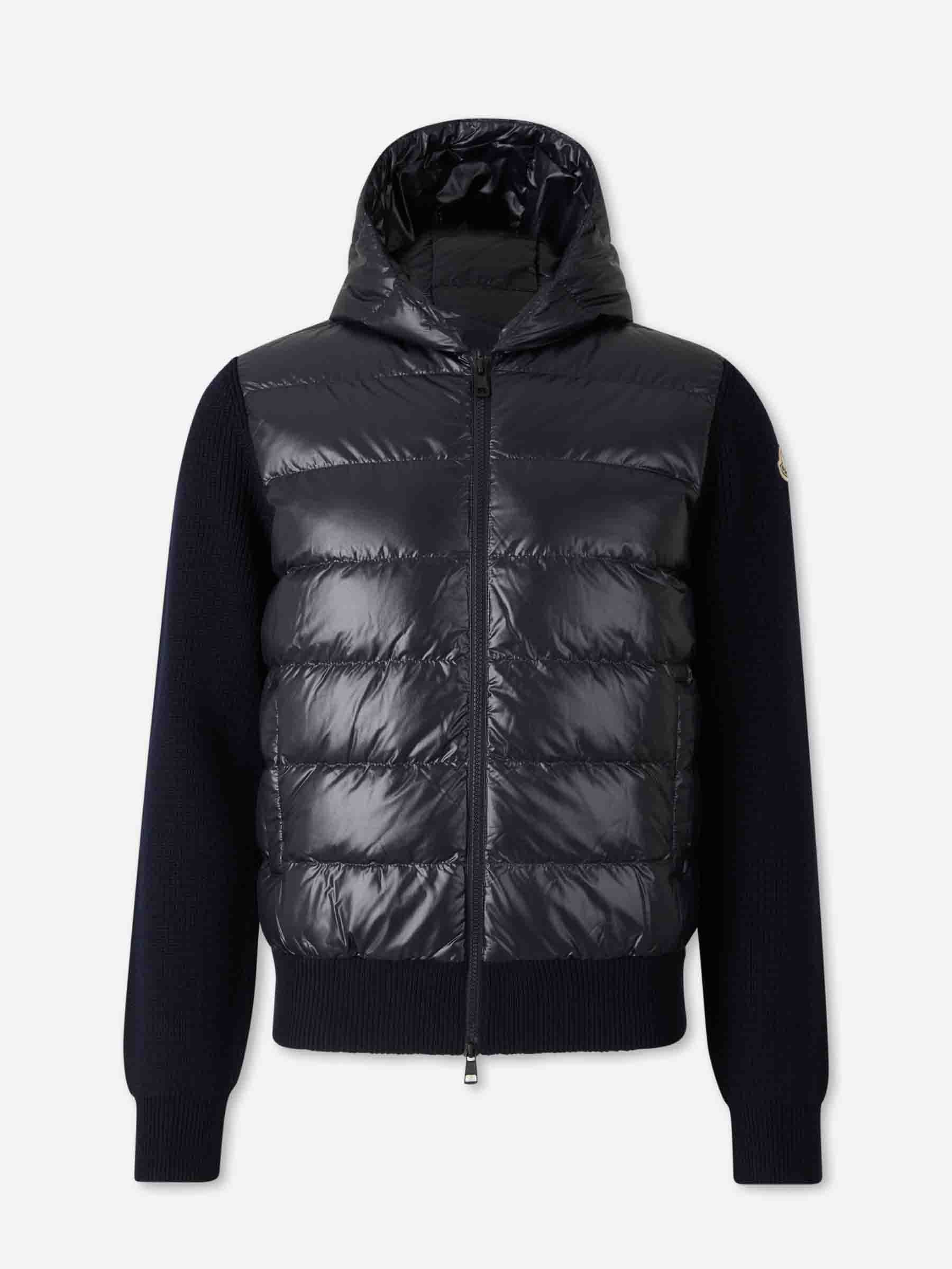 Оригінальна Padded Zipper Cardigan Moncler – боковий вид