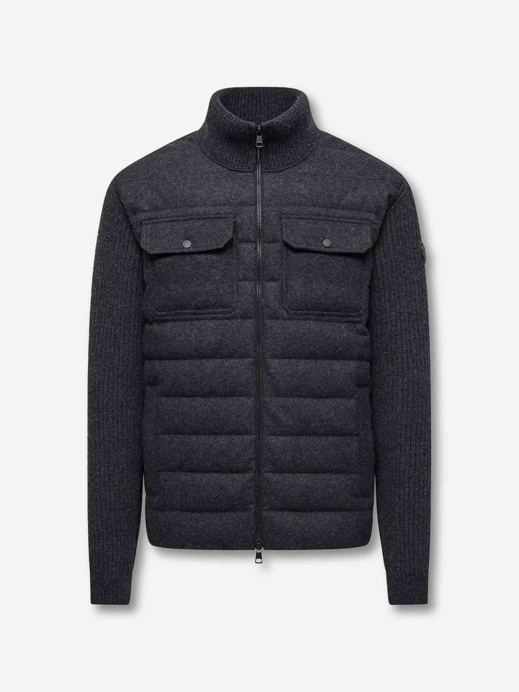 Оригінальна Quilted Zipper Cardigan Moncler – боковий вид