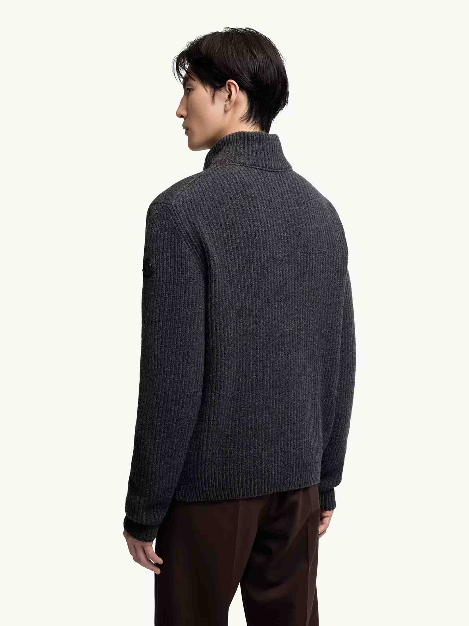 Оригінальна Quilted Zipper Cardigan Moncler – детальний вид
