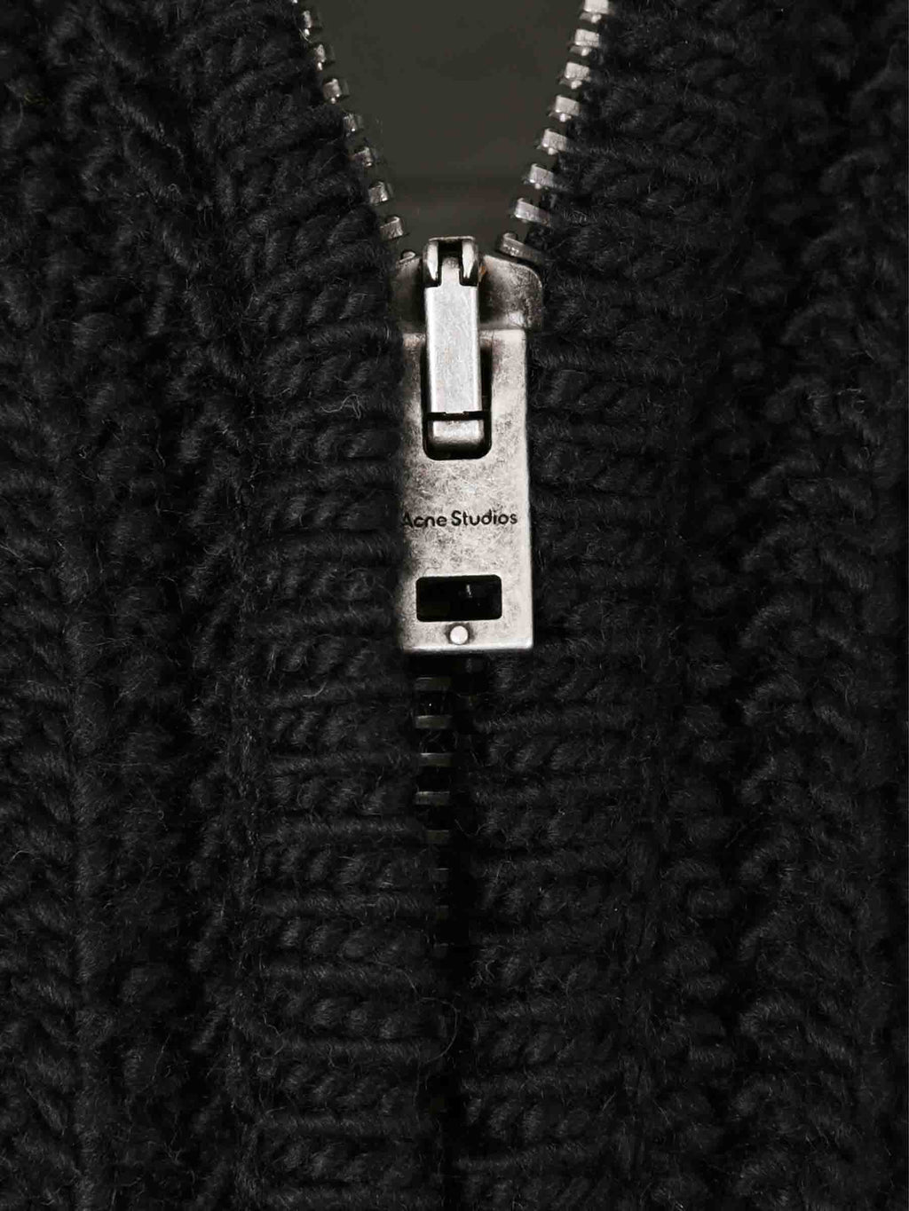 Оригінальна Wool Zip Cardigan Acne studios – детальний вид