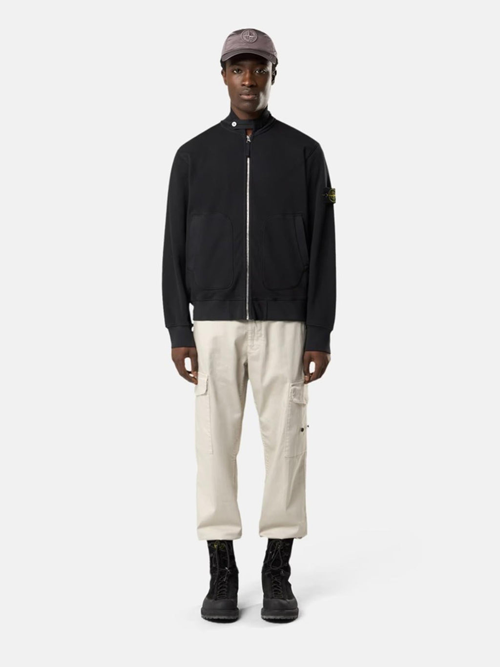 Оригінальна Bomber Knit Jacket Stone island – вид ззаду