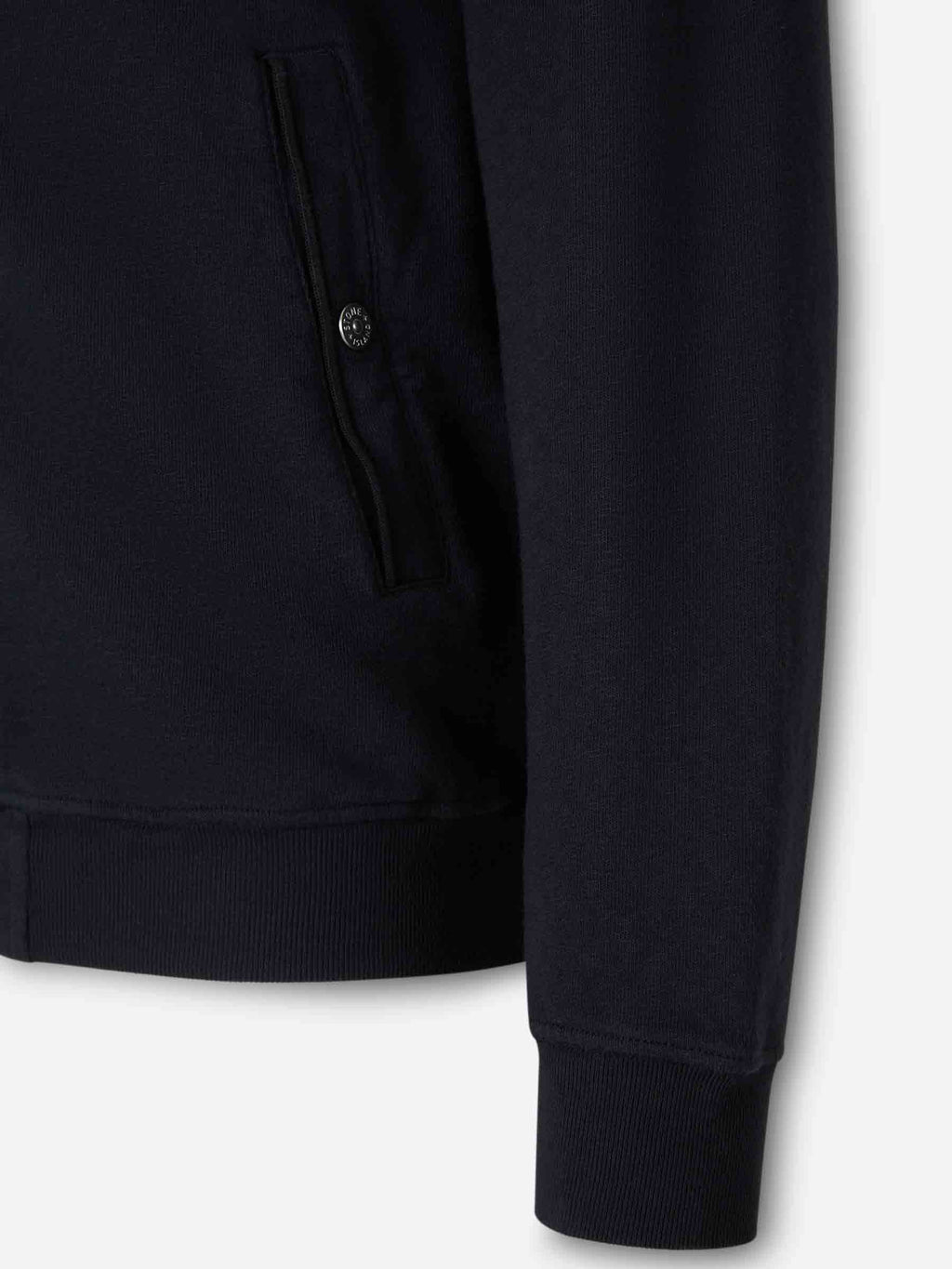 Cotton Zip-Up Sweatshirt Stone island – Гарантія оригінальності – збільшений вид