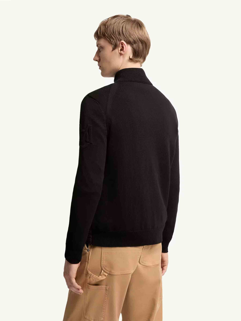 Оригінальна Quilted Cardigan With Zipper Moncler – детальний вид