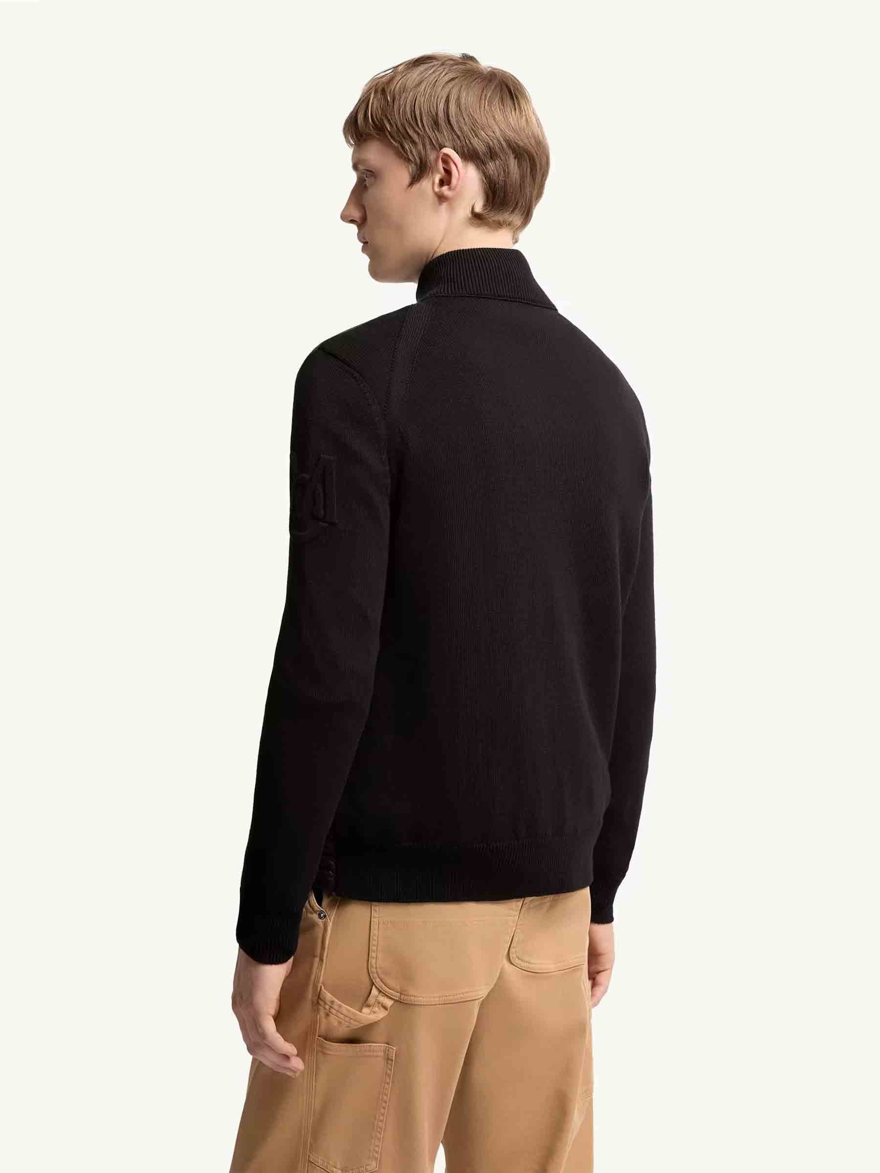 Оригінальна Quilted Cardigan With Zipper Moncler – детальний вид
