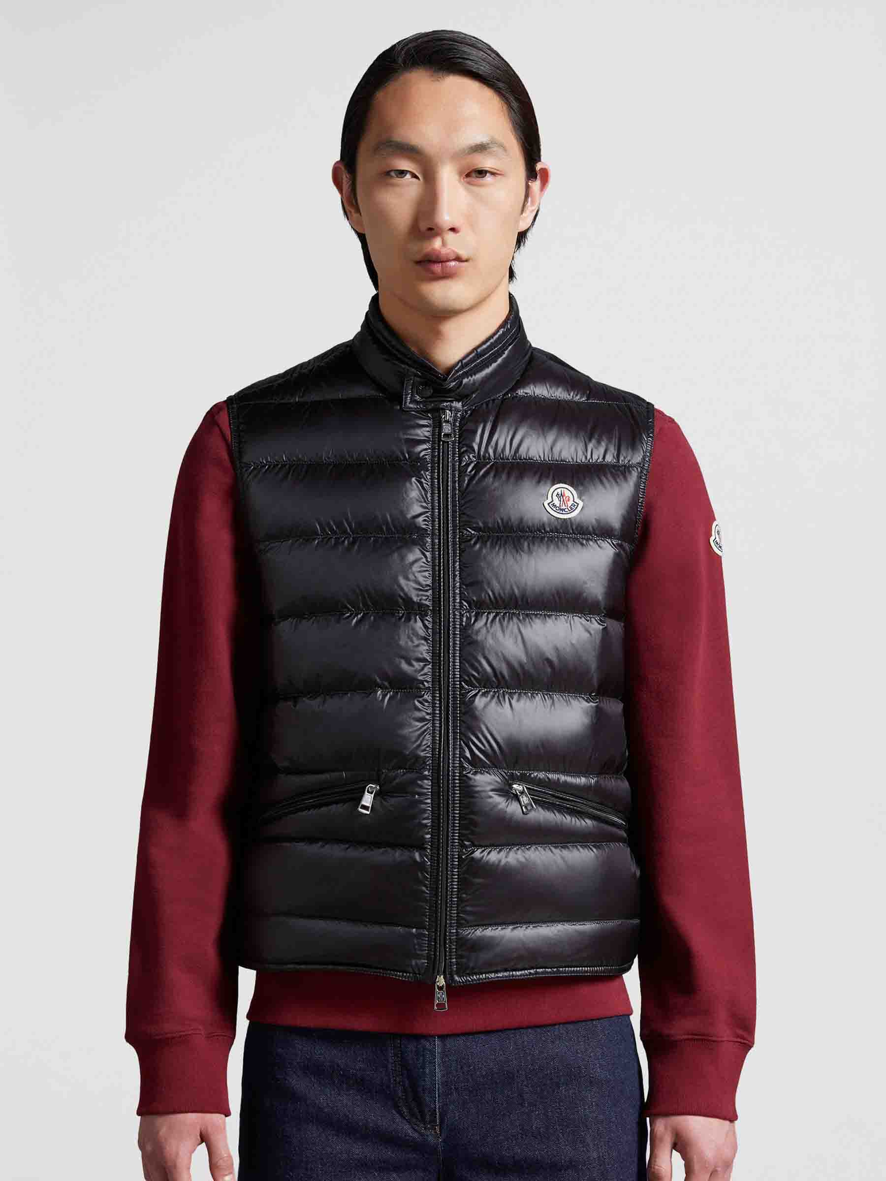 Gui Quilted Vest Moncler – Гарантія оригінальності – вид ззаду