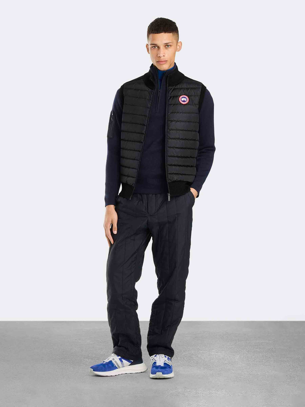 Hybridge Knit Vest Canada goose – Гарантія оригінальності – вид ззаду