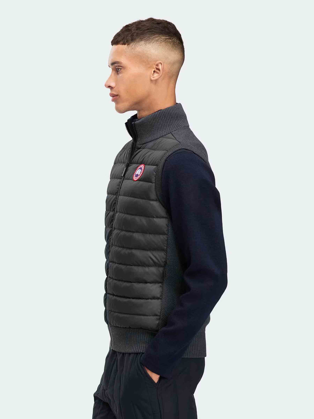 Оригінальна Hybridge Quilted Cardigan Canada goose – детальний вид