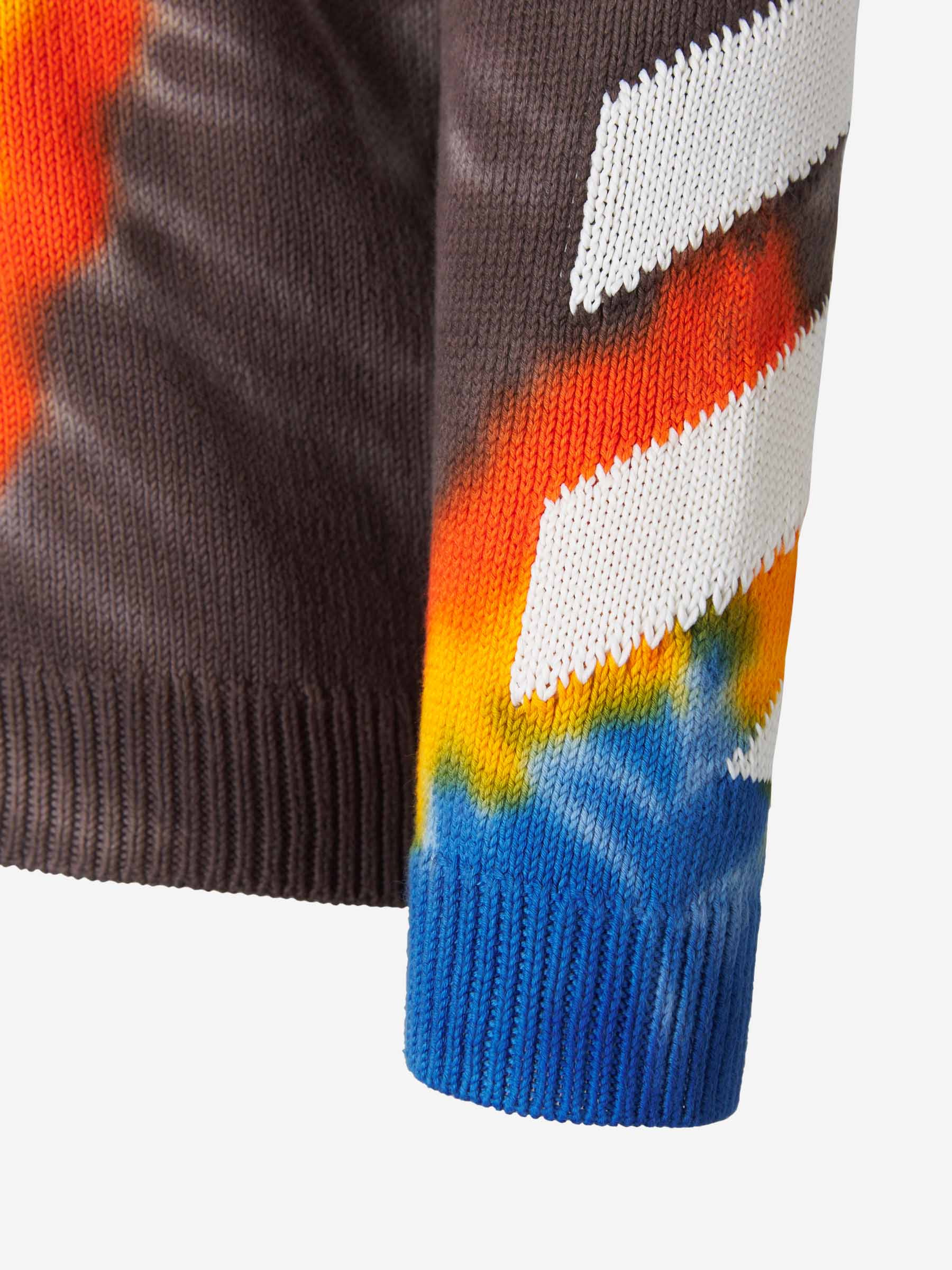 Оригінальна Diag Tie-Dye Hoodie Off-white – збільшений вид
