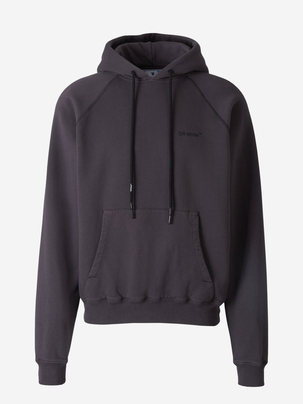 Оригінальна Diagonals Logo Sweatshirt Off-white – боковий вид