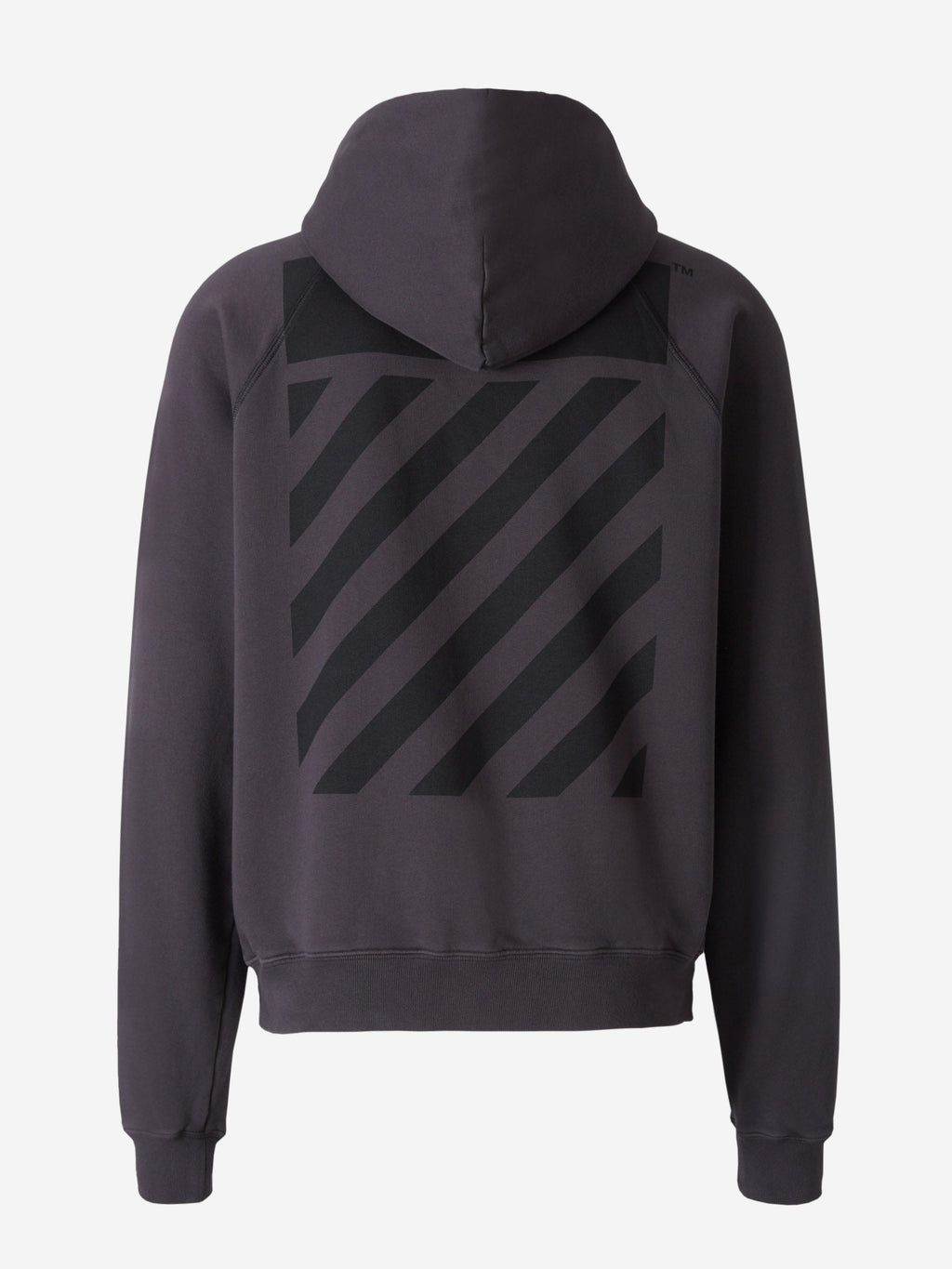 Оригінальна Diagonals Logo Sweatshirt Off-white – вид ззаду