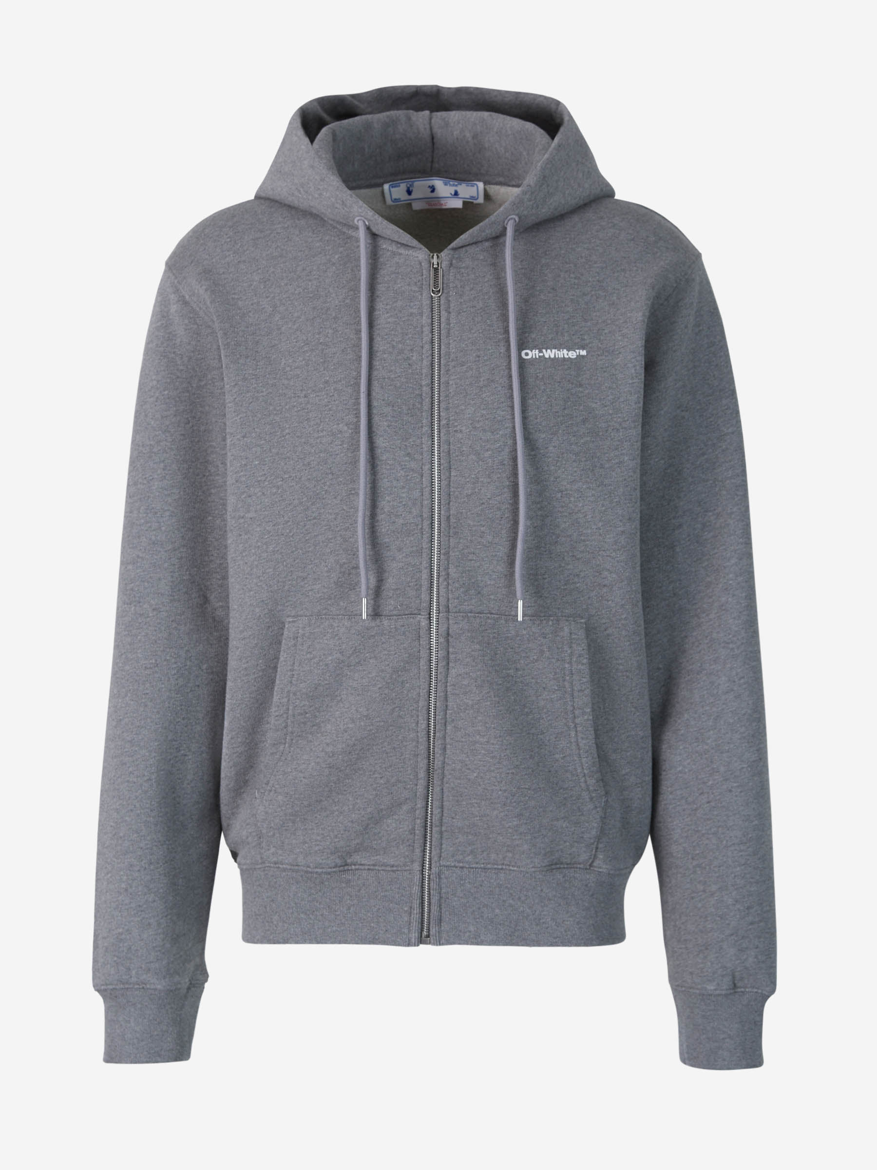 Оригінальна Wave Diagonals Hoodie Off-white – боковий вид