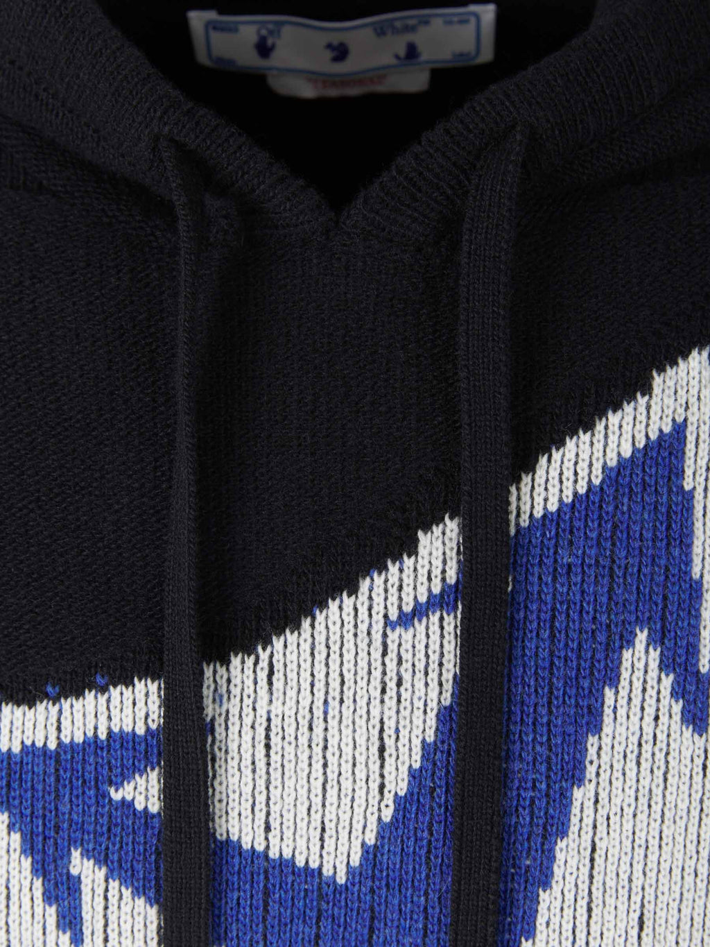 Оригінальна Hooded Wool Sweater Off-white – детальний вид