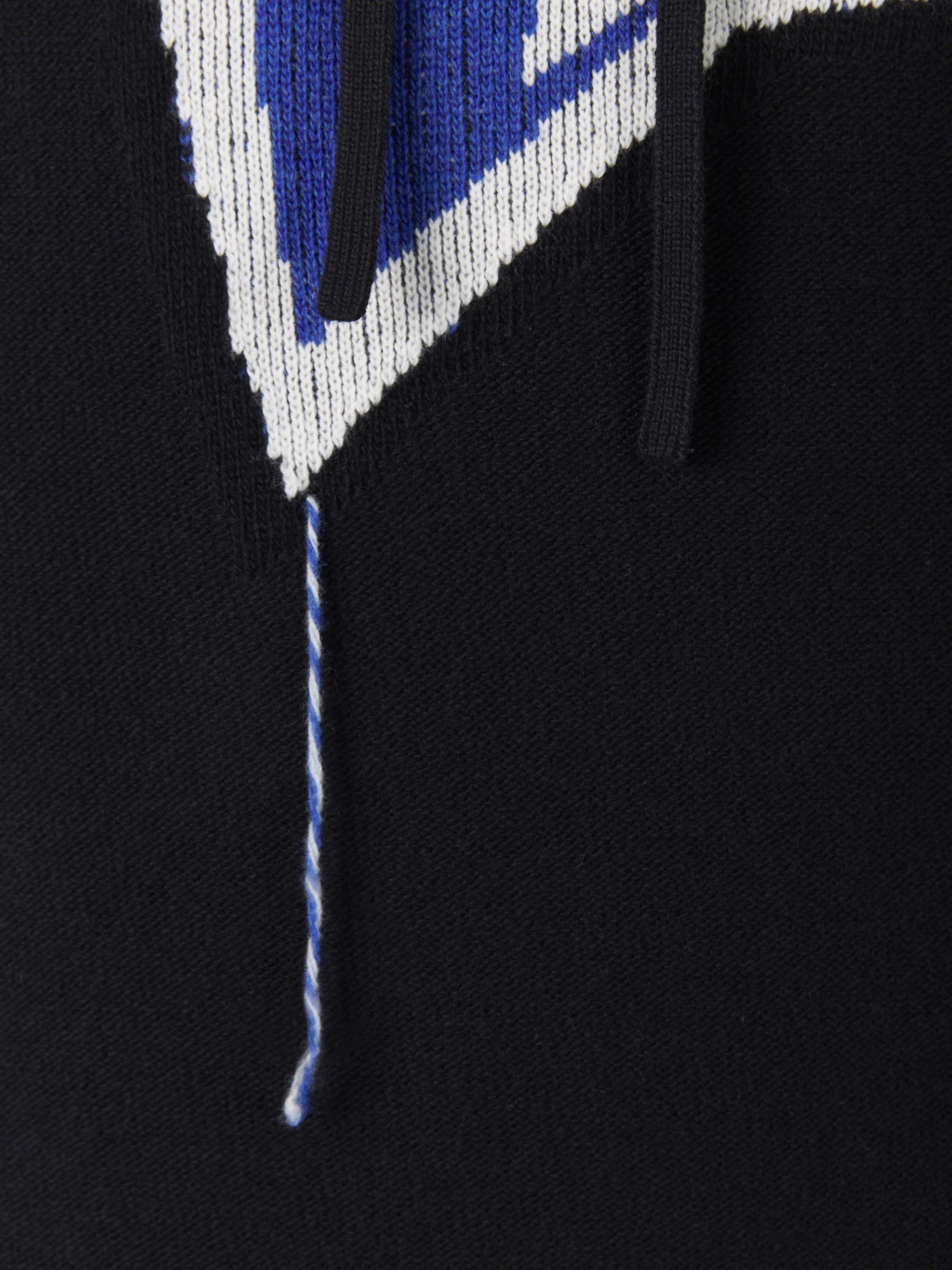 Оригінальна Hooded Wool Sweater Off-white – збільшений вид