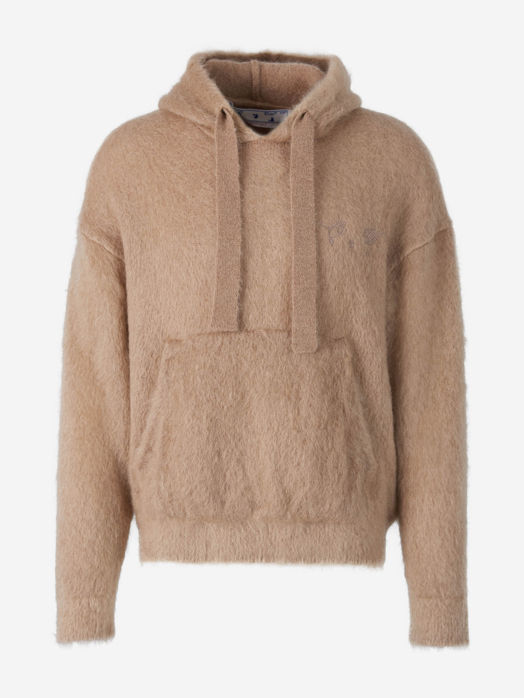 Arrow Knit Hoodie Off-white оригінал – Купити в Україні – боковий вид