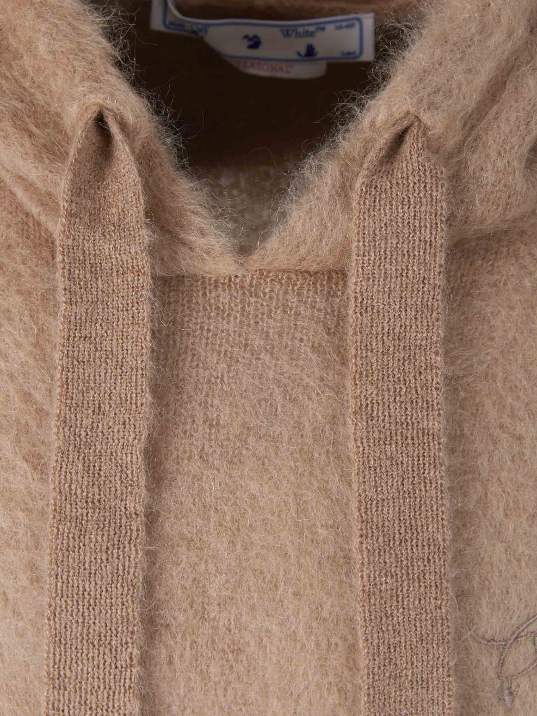 Arrow Knit Hoodie Off-white оригінал – Купити в Україні – детальний вид