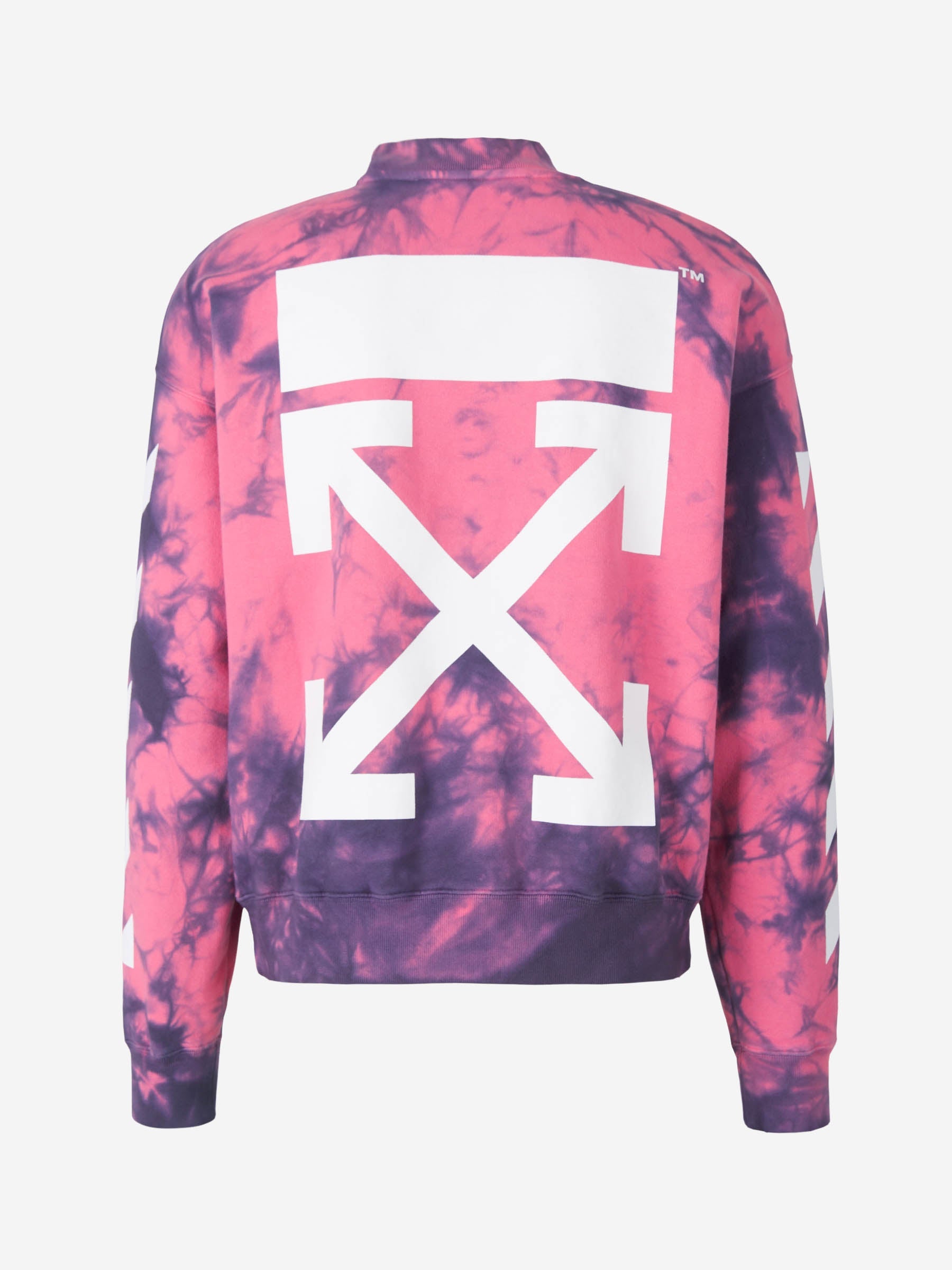 Diag Tie Dye Sweatshirt Off-white оригінал – Купити в Україні – вид ззаду