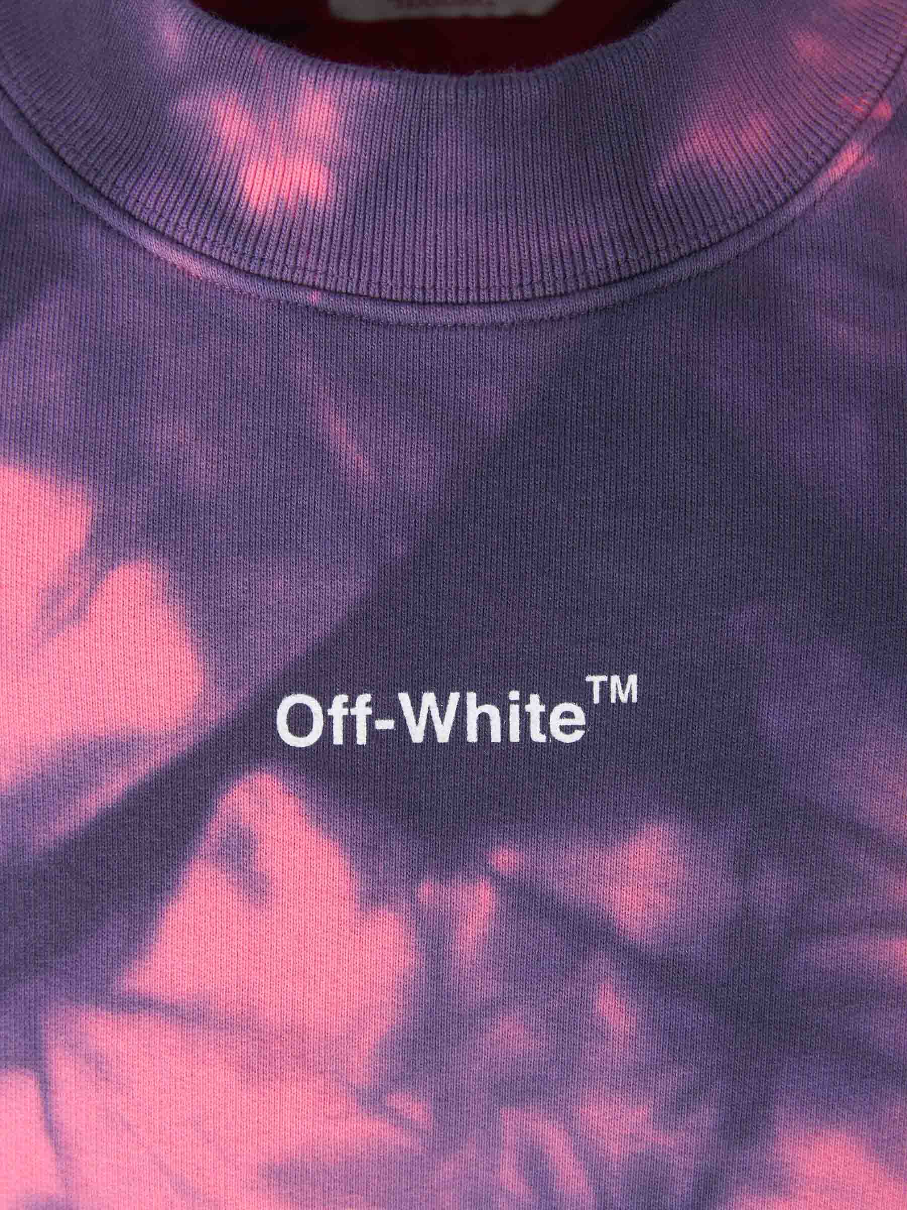 Diag Tie Dye Sweatshirt Off-white оригінал – Купити в Україні – детальний вид