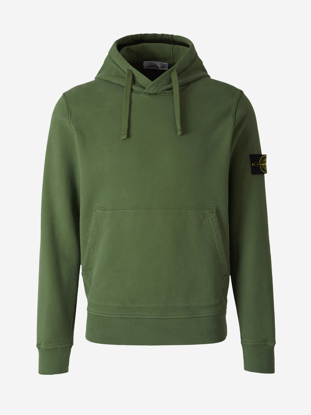 Logo Cotton Hoodie Stone island – Гарантія оригінальності – боковий вид