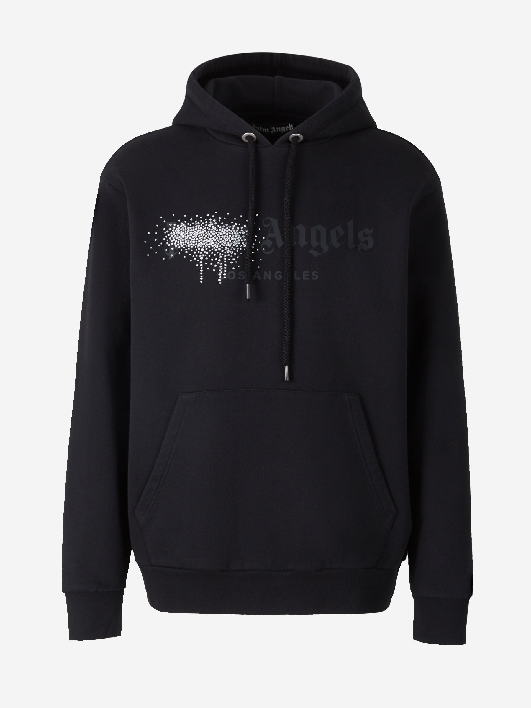 Rhinestone Sprayed Hoodie Palm angels оригінал – Купити в Україні – боковий вид