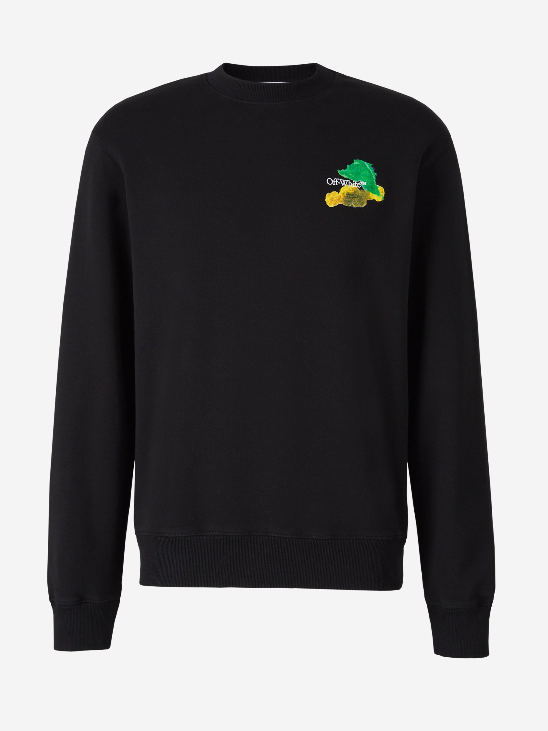 Sudadera Arrow Pincelada Off-white оригінал – Купити в Україні – боковий вид