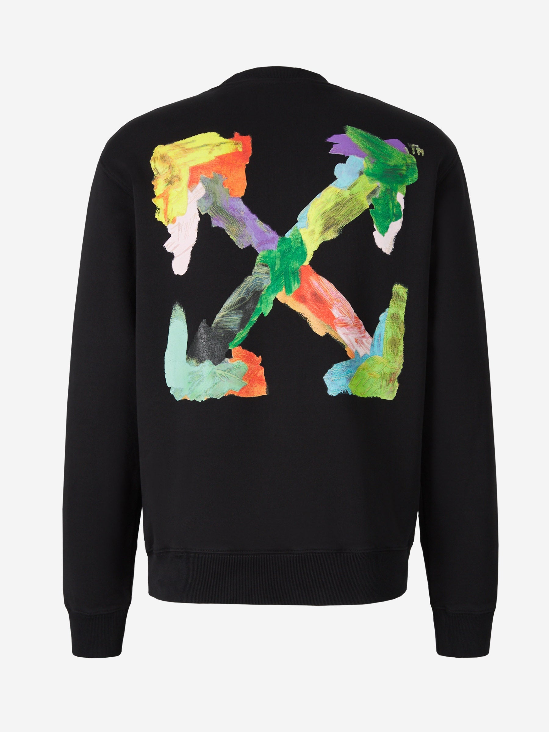 Sudadera Arrow Pincelada Off-white оригінал – Купити в Україні – вид ззаду