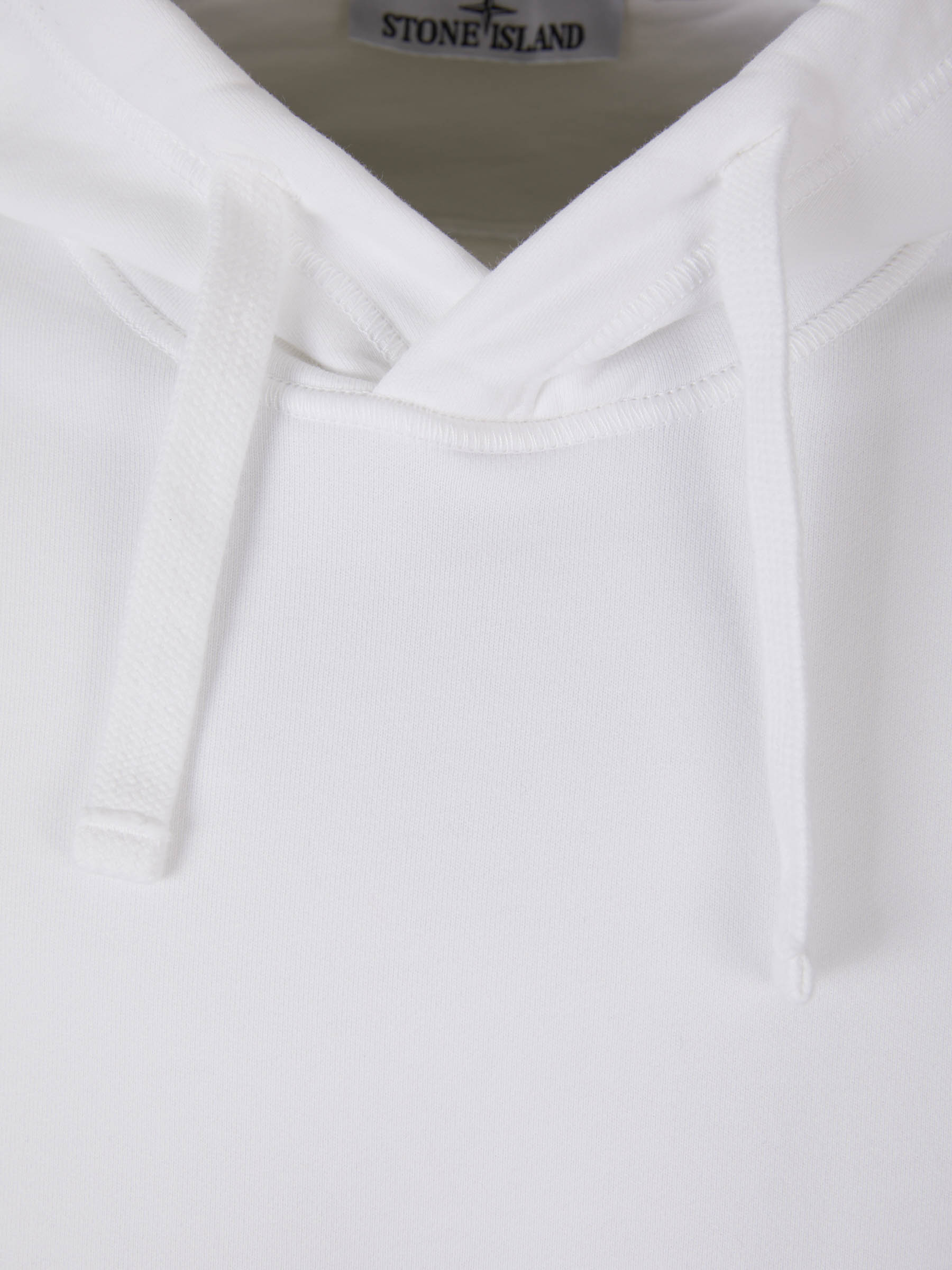 Logo Cotton Hoodie Stone island – Гарантія оригінальності – детальний вид