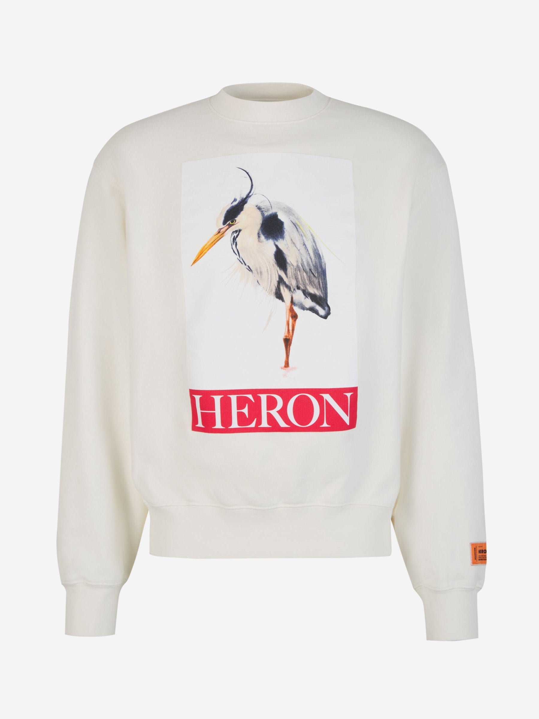 Logo Cotton Sweatshirt Heron preston оригінал – Купити в Україні – боковий вид