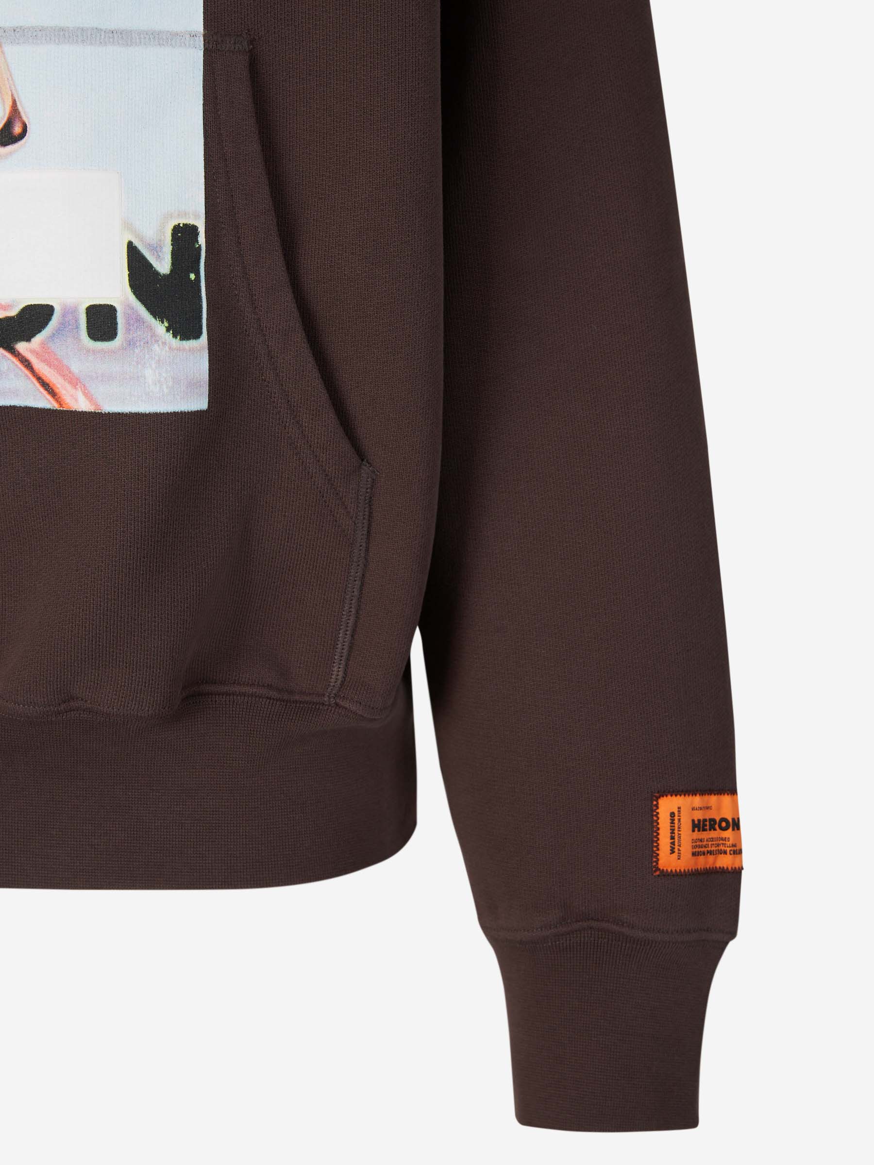 Printed Cotton Sweatshirt Heron preston оригінал – Купити в Україні – збільшений вид