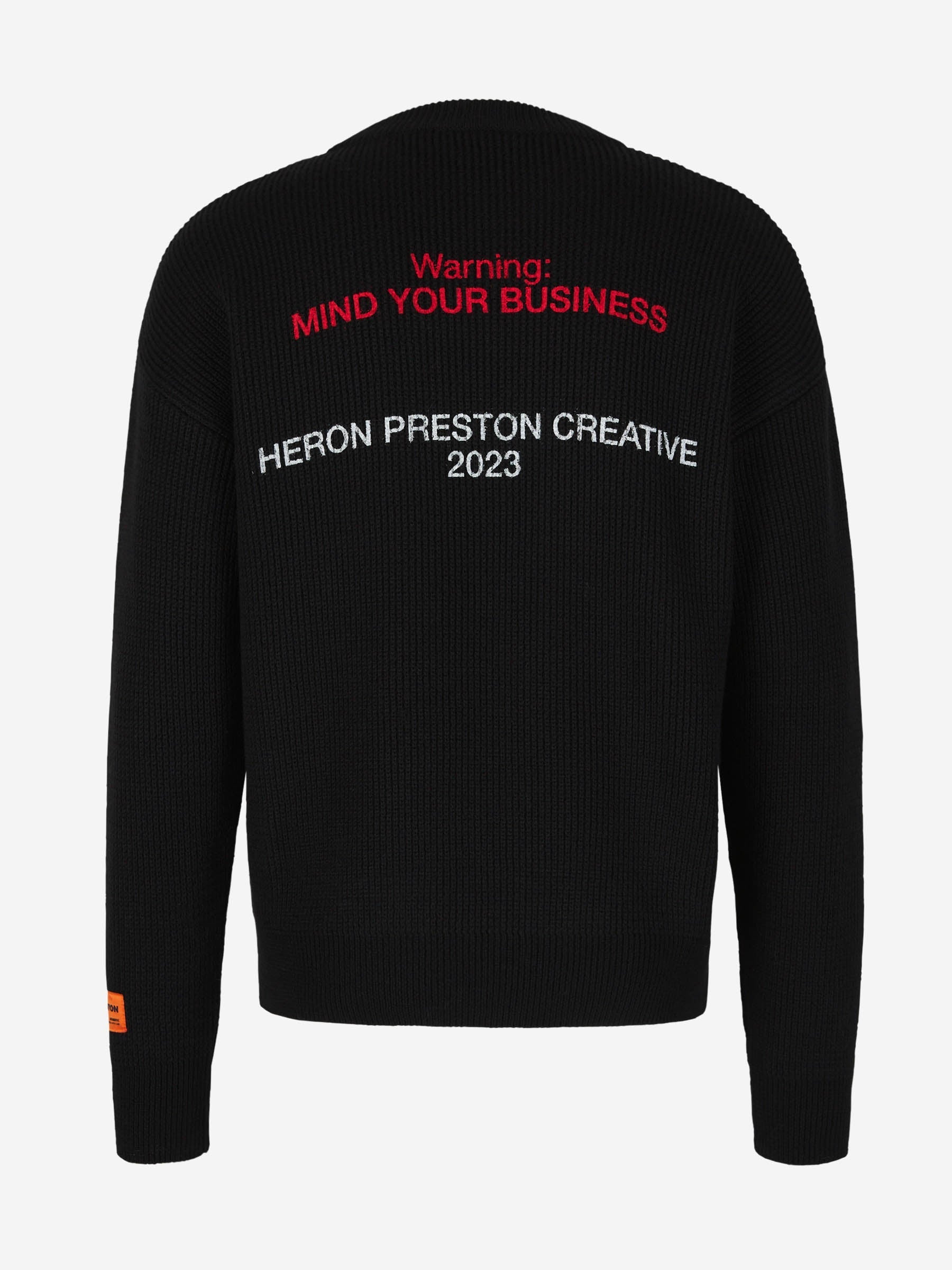 Hpc Wool Sweatshirt Heron preston – Гарантія оригінальності – вид ззаду