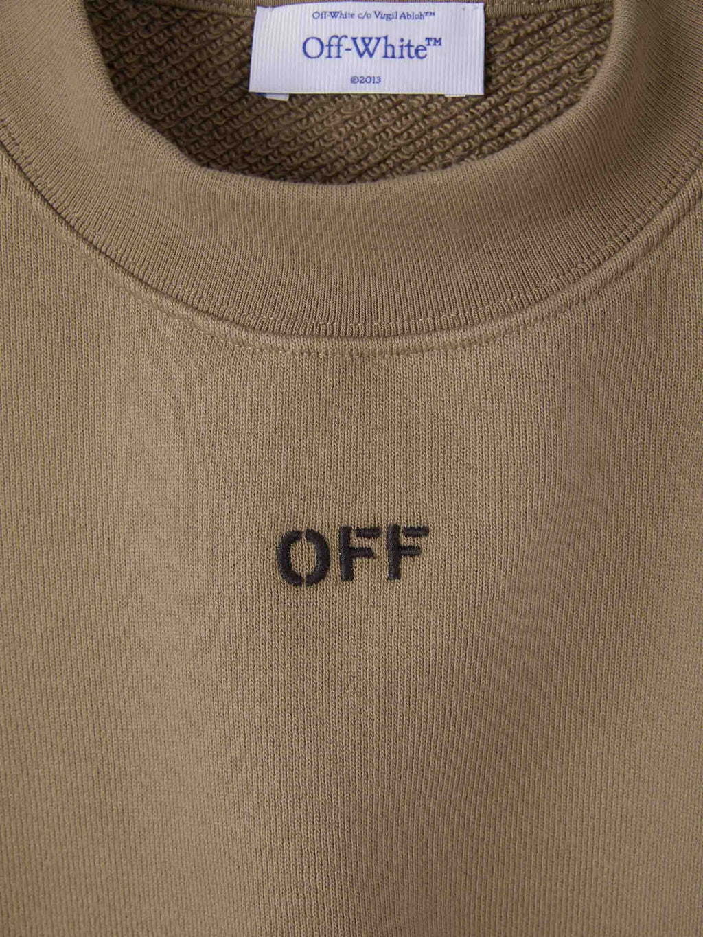 Printed Logo Sweatshirt Off-white – Гарантія оригінальності – детальний вид