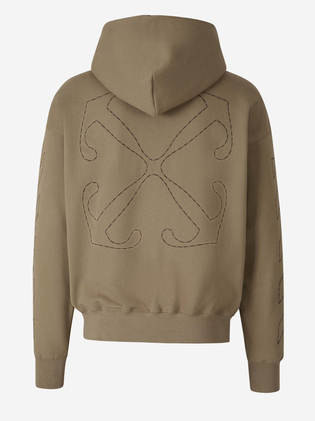 Cotton Logo Sweatshirt Off-white оригінал – Купити в Україні – вид ззаду